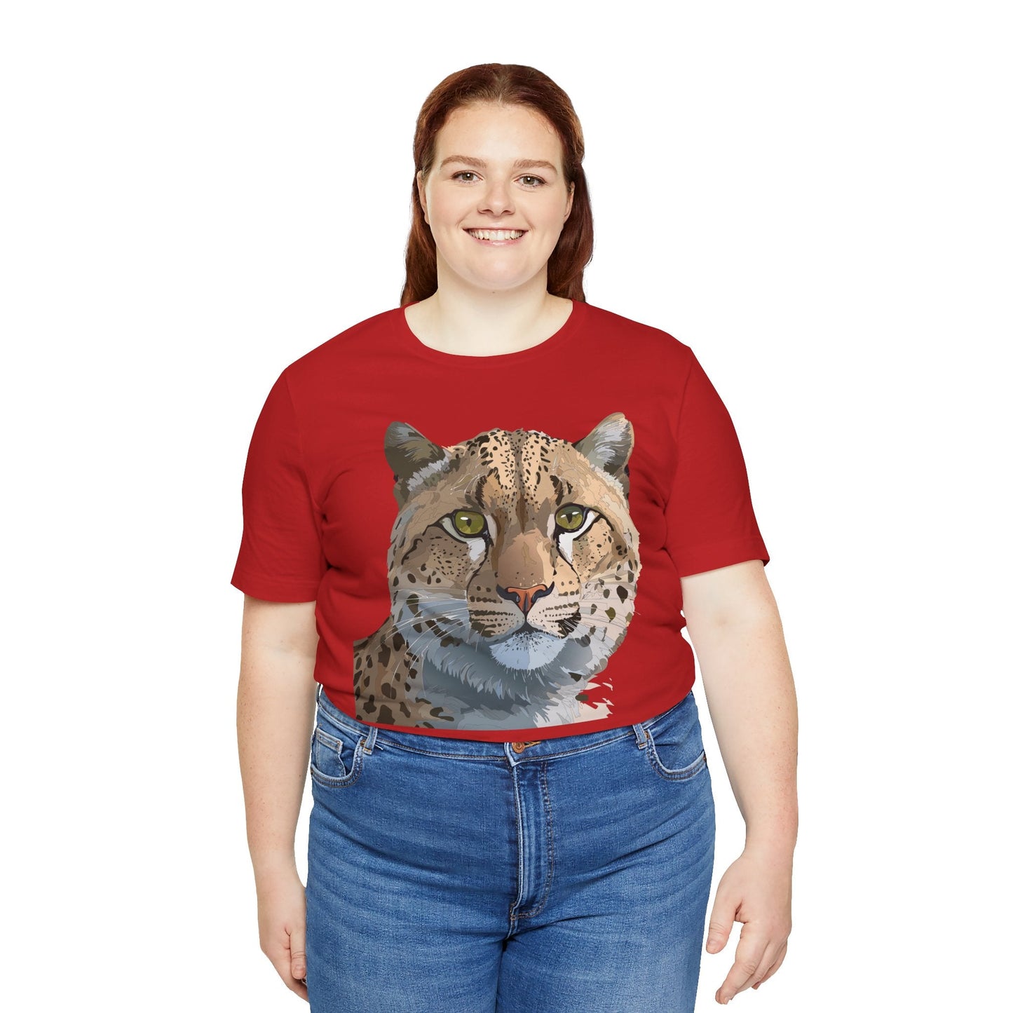 Unisex Animal Shirt With Animals Art Design Tee Short Sleeve Wildlife Print Tee Shirt