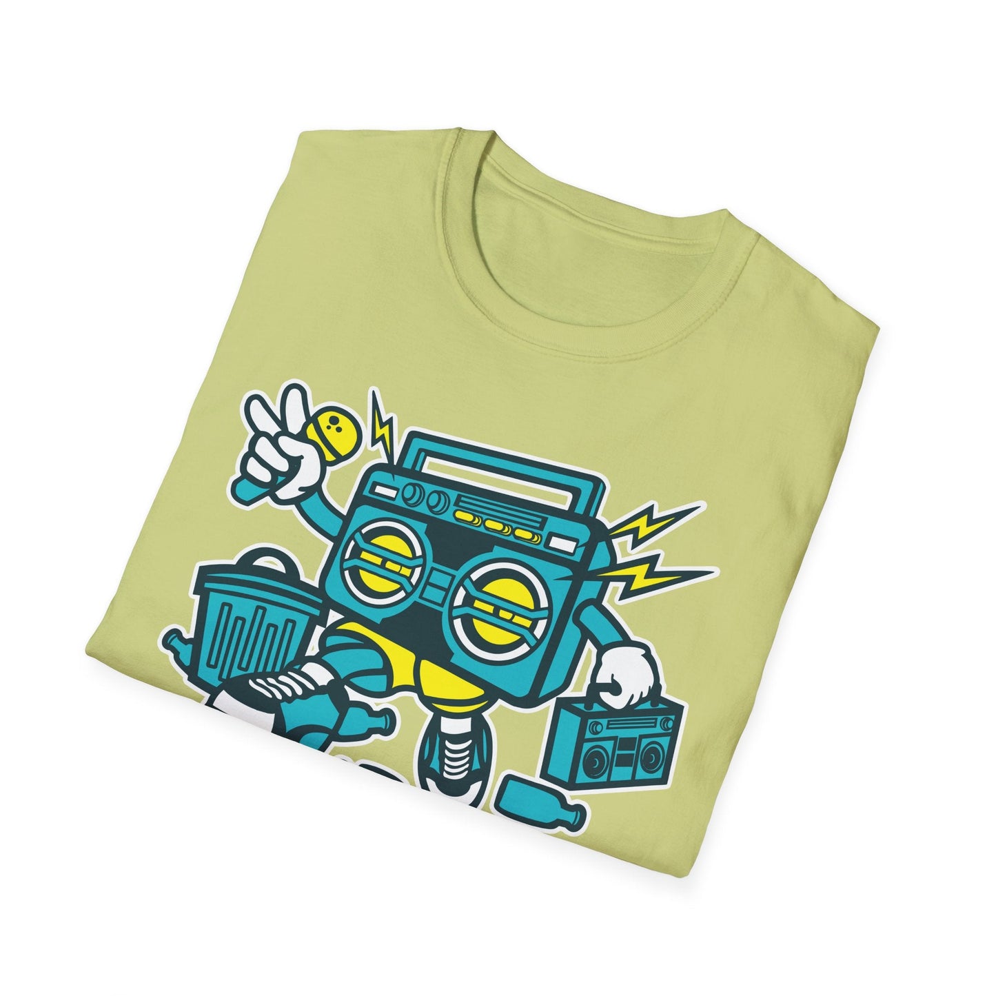 Cartoon T Shirt Animation Tee Funny Unisex Gildan Softstyle 64000 100 Percent Ring Spun Cotton