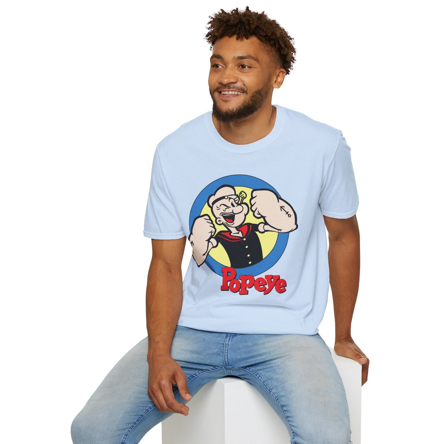 Unisex Cartoon T Shirt With Art Design Funny Animation Tee Gildan Softstyle 64000