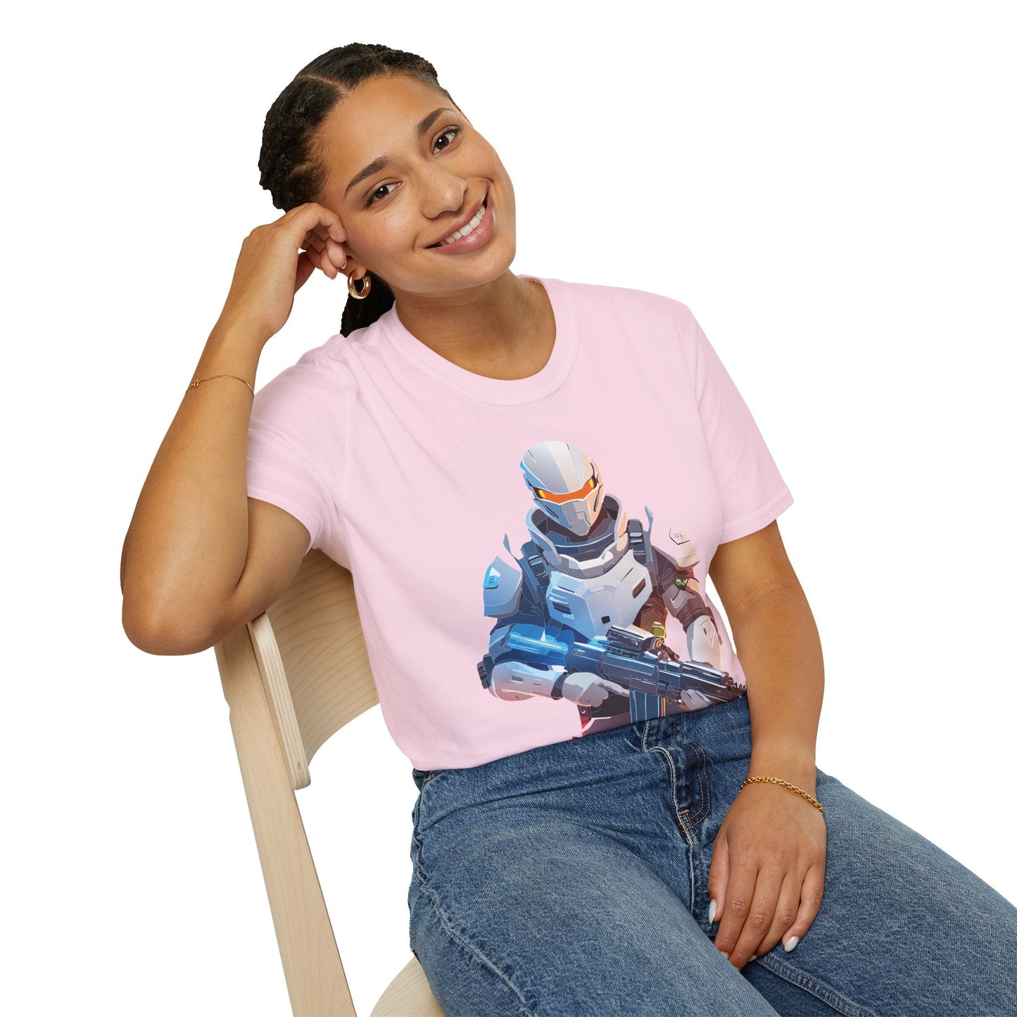 Robocop T Shirt Unisex Softstyle Ring Spun Cotton Tee With Robocop Art Design Premium Comfort