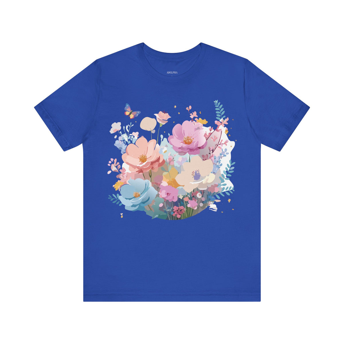 Floral Graphic Tee Shirt - Bella+Canvas Unisex 100 Cotton 44