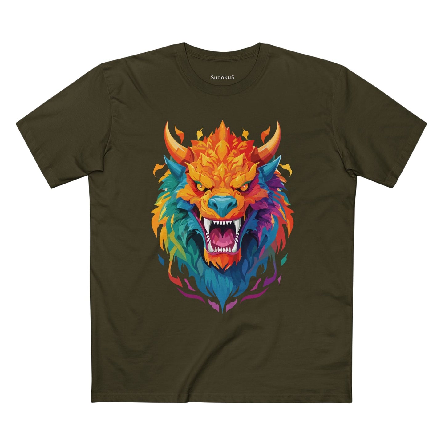 Cartoon Monsters Graphic Unisex 100 Cotton Staple Tee 14
