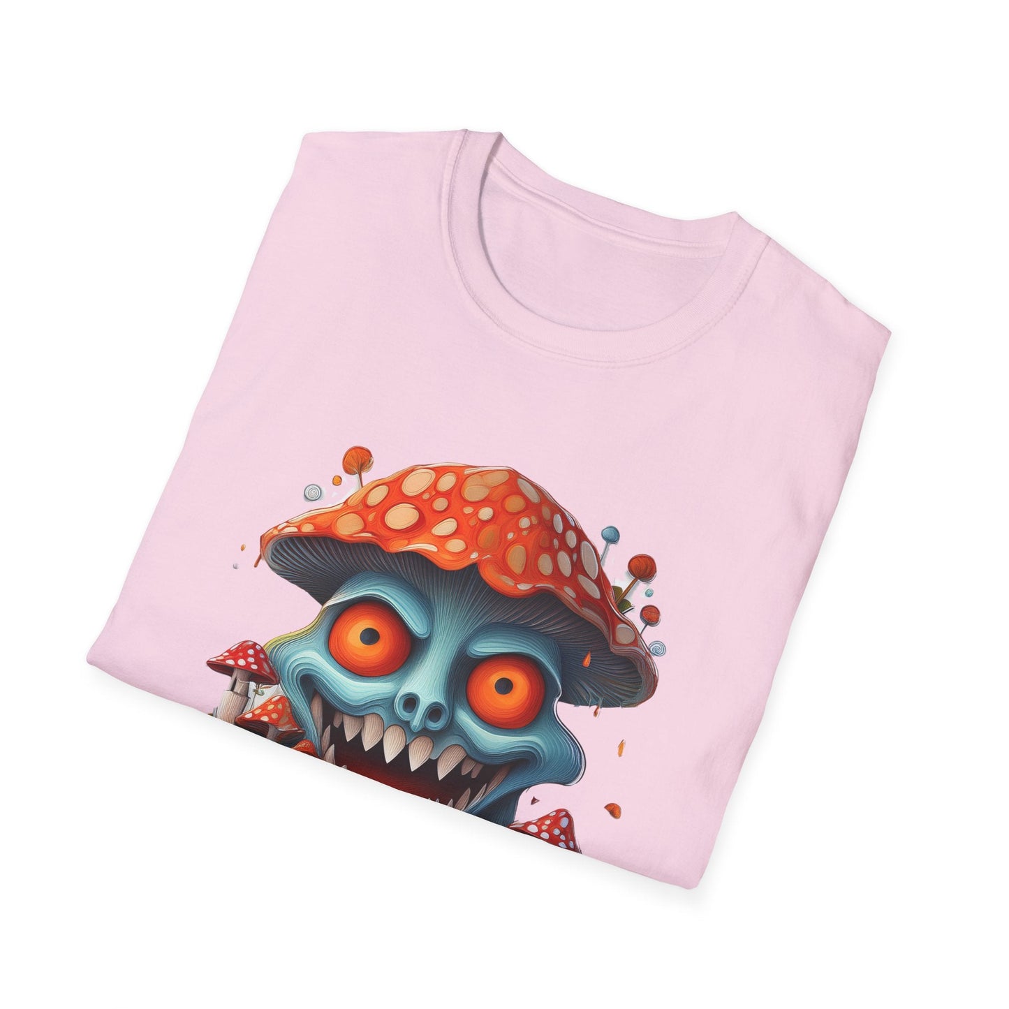 Mashroom Tee Shirt Unisex Softstyle Gildan 64000 Short Sleeve Tee With Funny Mashroom Fungus