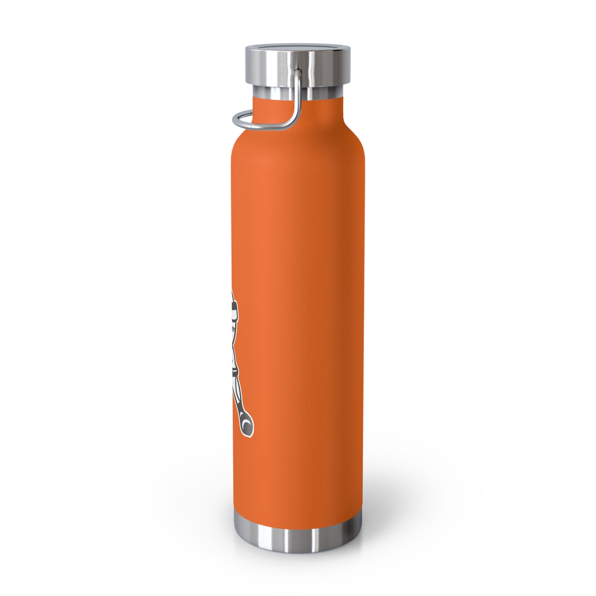 22oz Copper Insulated Water Bottle with Cartoon Design - CV9