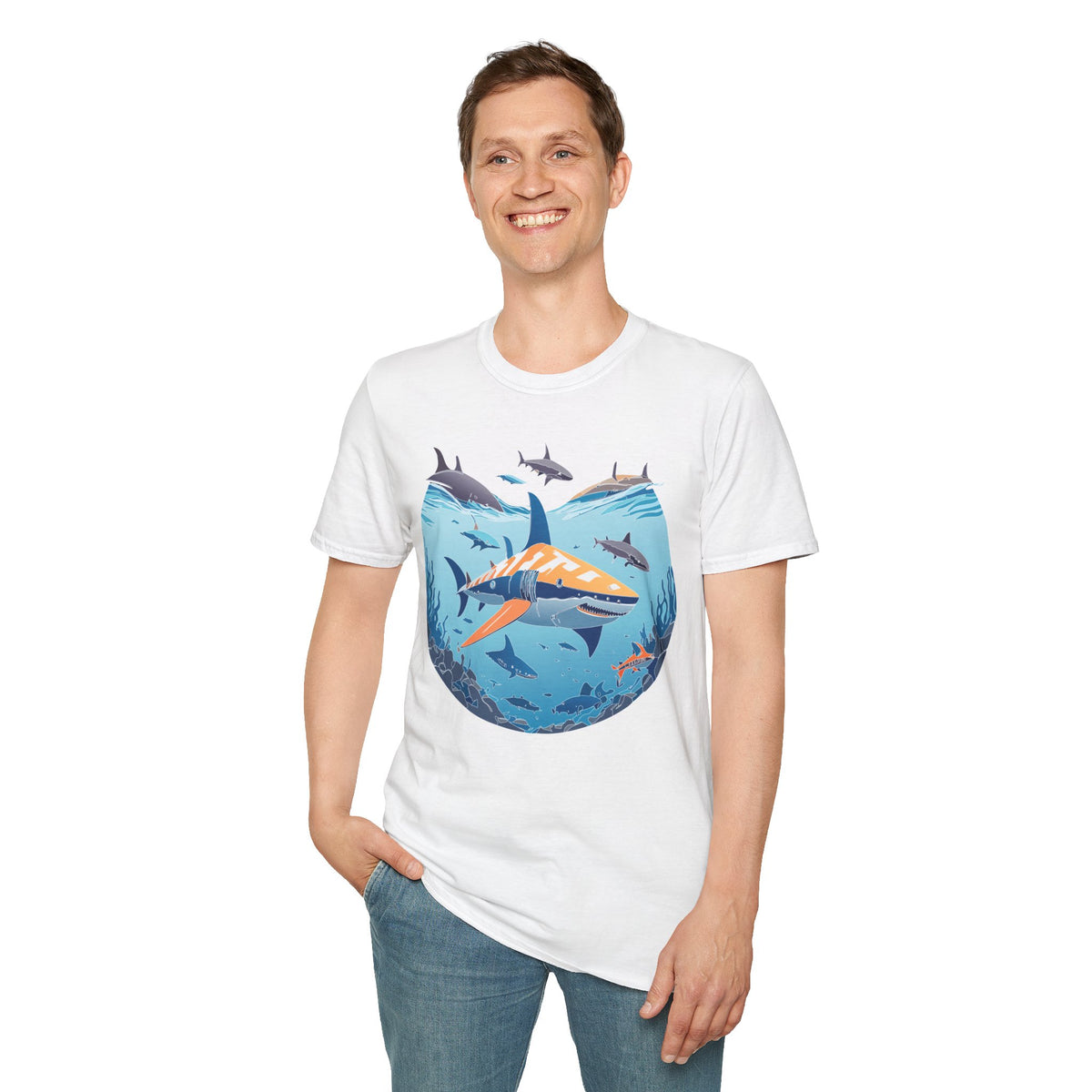 Ocean U boat Graphic Tee Gildan Unisex 100 Cotton Tee Shirt c30