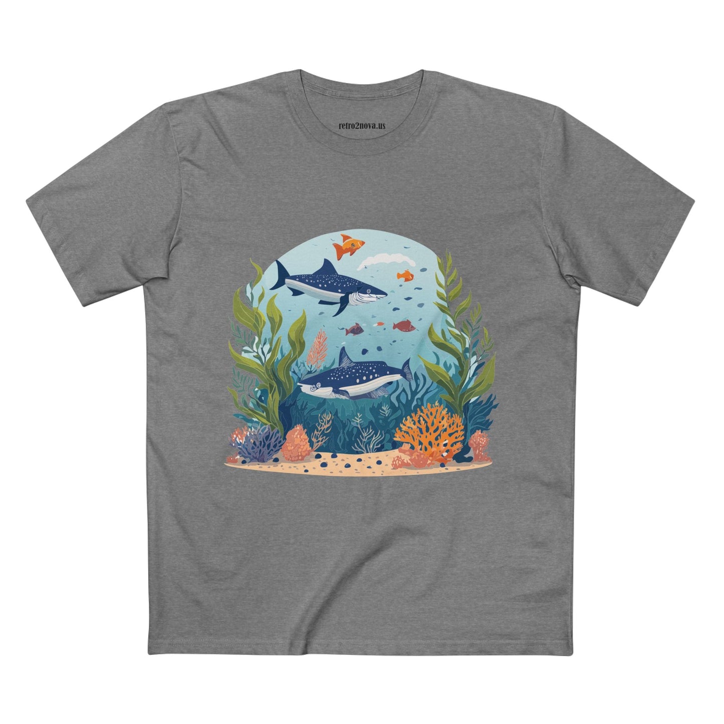 Ocean Shirt Ocean Pacific Inspired Tee OP 5 Unisex Premium Cotton Art Tee Retro2Nova Art Design