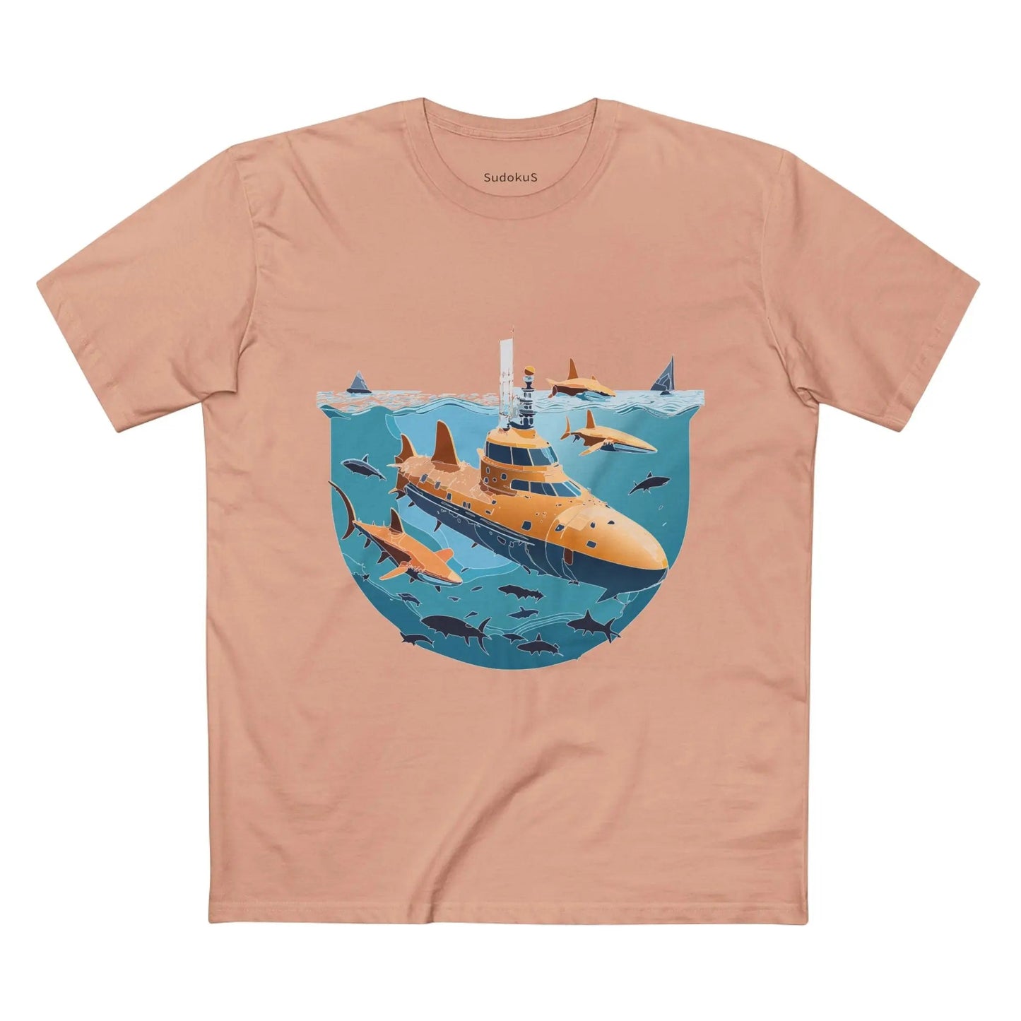 Ocean Coast Graphic Unisex 100 Cotton Staple Tee 18