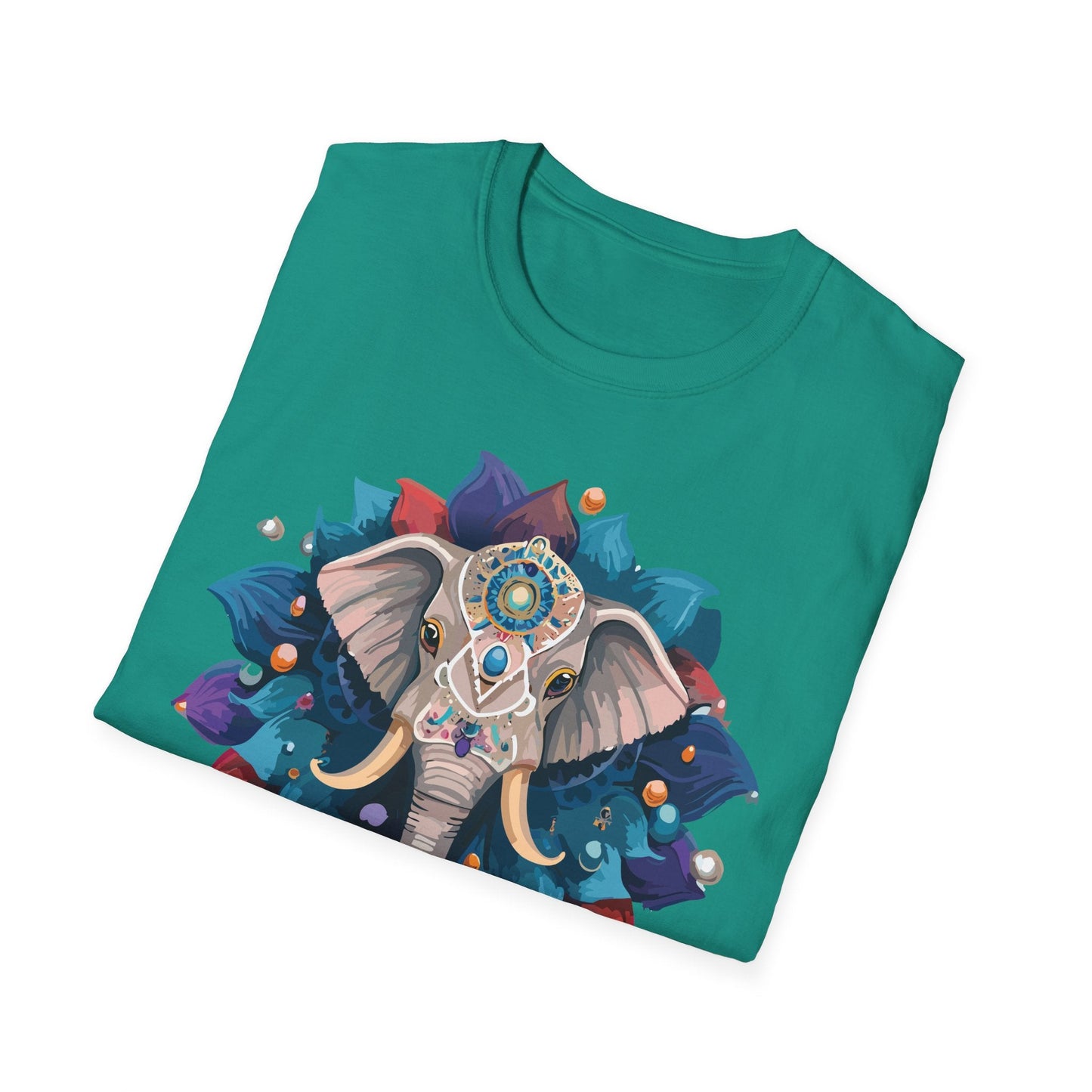 Elephant T Shirt Unisex Softstyle 64000 Short Sleeve Cotton Tee Comfortable Everyday Wear