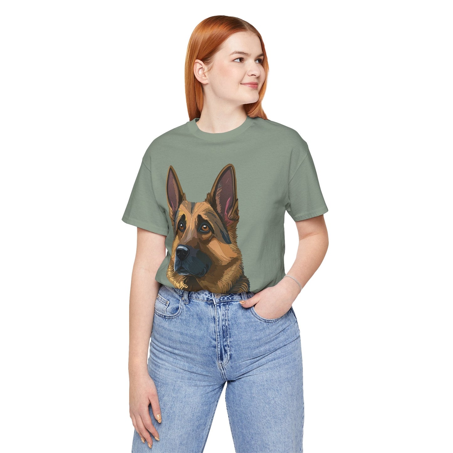 Unisex Animal Shirt With Art Design Tee Wild Animals Print Short Sleeve Comfort Tee