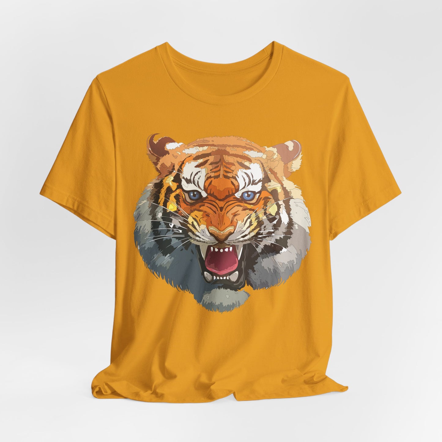 Tiger Shirt, Animal Shirt, T-Shirt with Tiger, Art Design Tee, Animal Tees, Safari T-Shirt, Graphic Design Tee 14