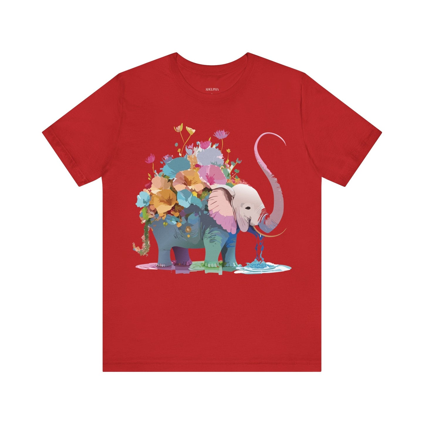 Elephant Graphic T Shirt Unisex Vintage Inspired Art Tee Adelpha Short Sleeve Artwork