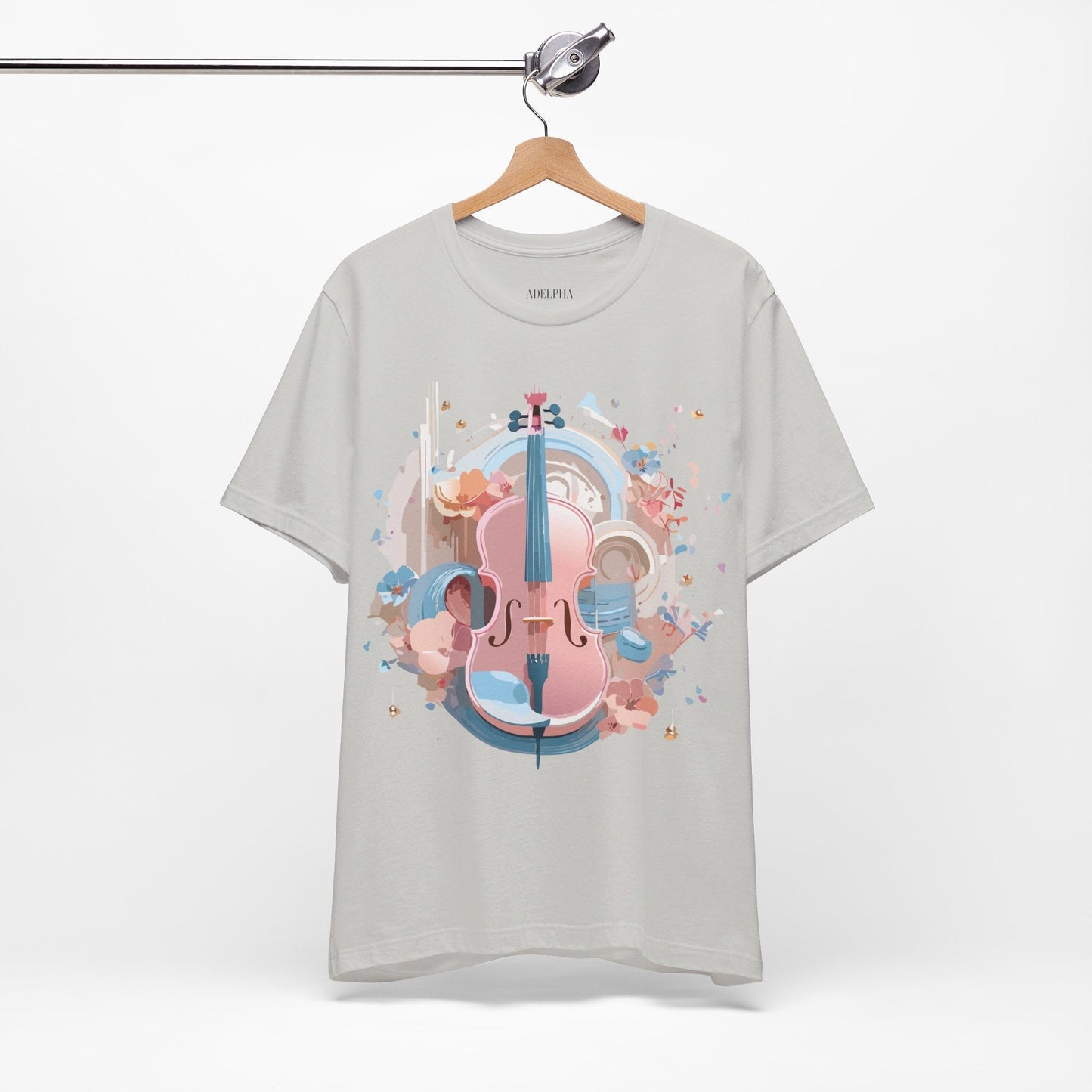 Music Graphic Tee Unisex Jersey Short Sleeve By Adelpha Vintage Inspired Artwork