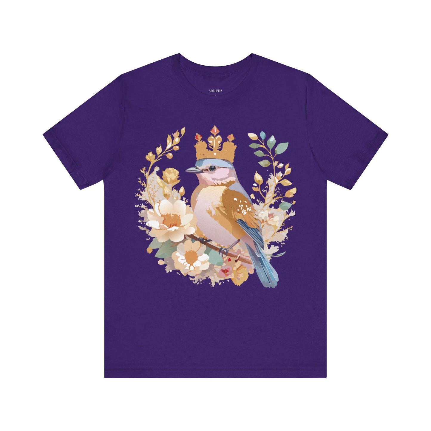 Medallion Graphic Tee Unisex Art Design Adelpha Vintage Inspired Short Sleeve Tee
