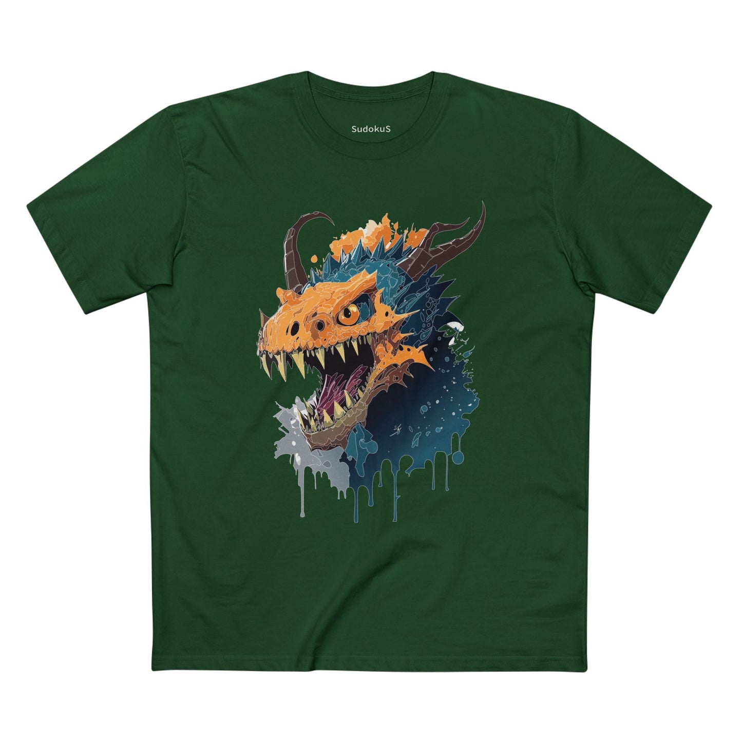 Cartoon Monsters Graphic Unisex 100 Cotton Staple Tee 31