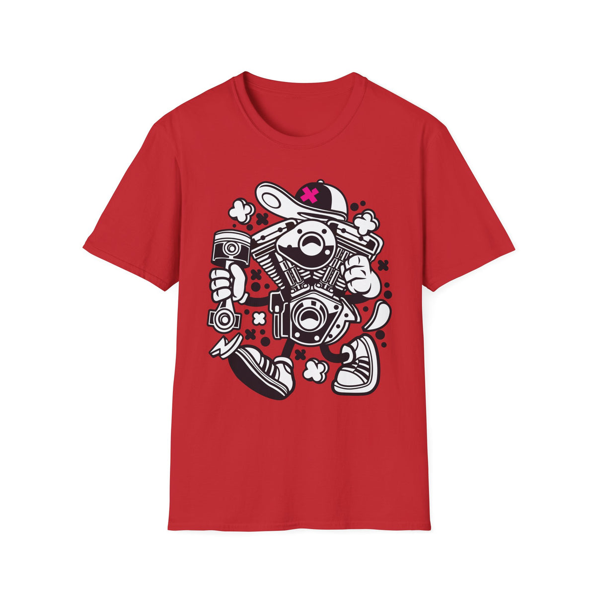 Funny Cartoon Animation Graphic Unixes Gildan Cotton Tee Shirt 706