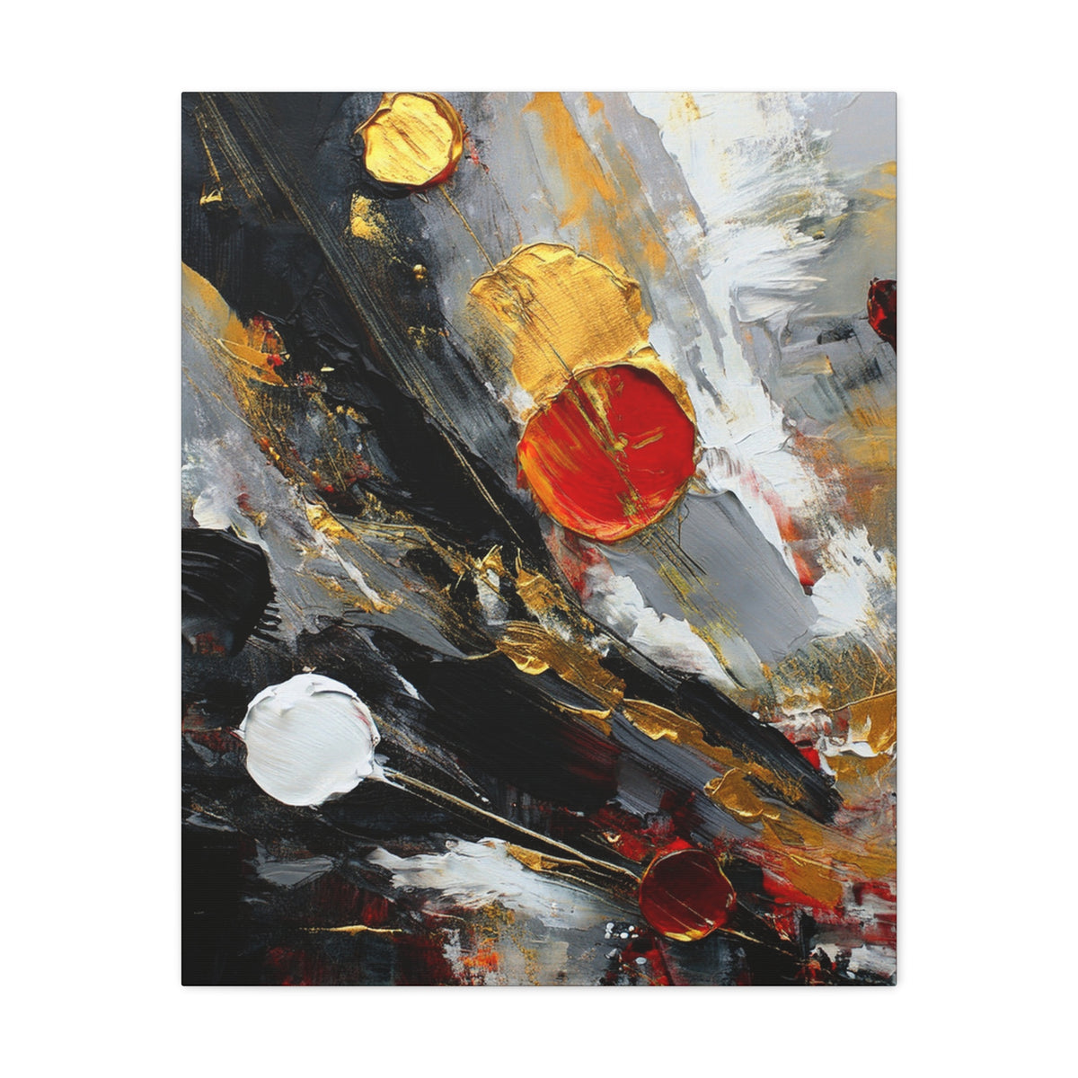 Abstract Oil Painting Print Canvas 20x24,20x30,24x30 24x32,24x36,30x40 32x48,36x48,40x60 Pine-Wood Inner Frame ABS-67