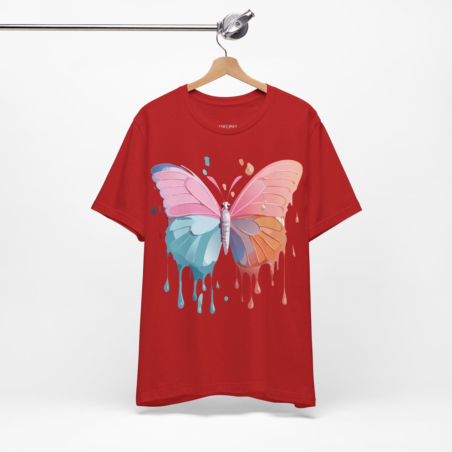 Adelpha Graphic Tee Unisex Short Sleeve Jersey Art Design Vintage Inspired