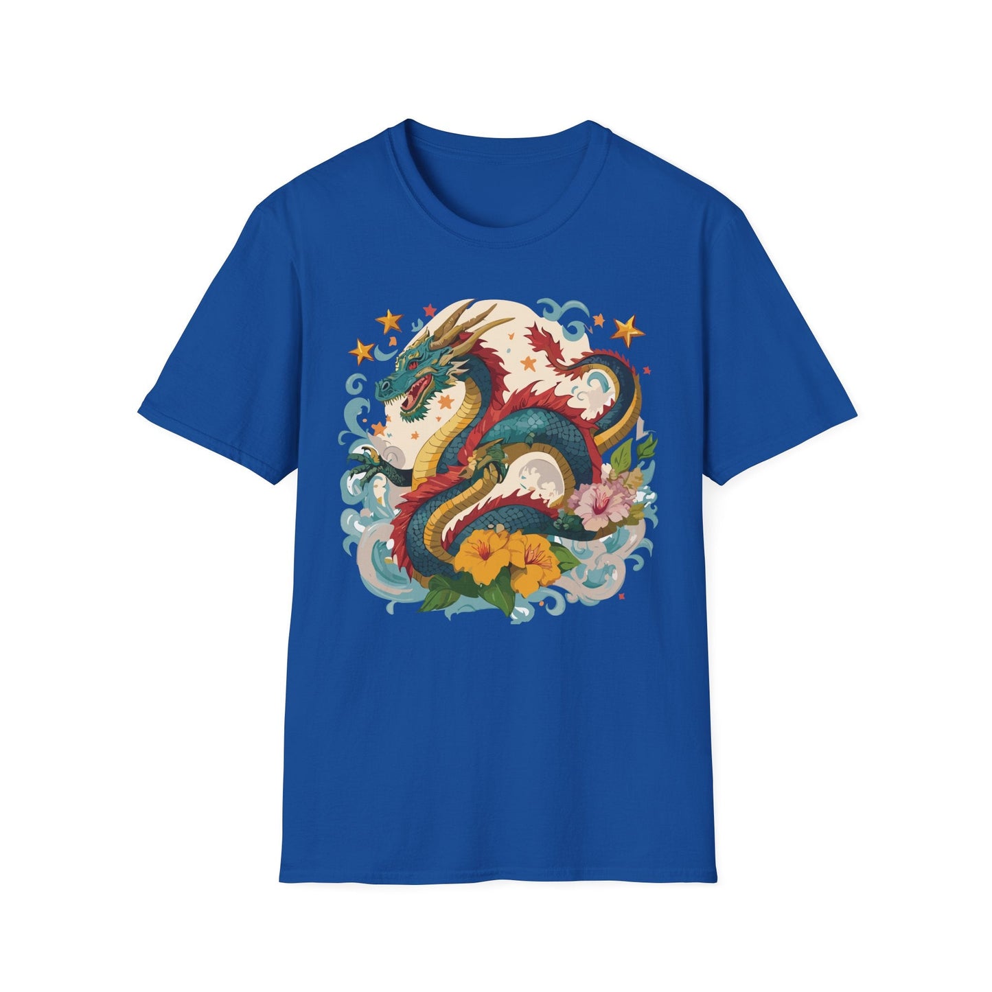 Dragon Graphic Unisex 100 Cotton Tee with Animal Artwork Design 21