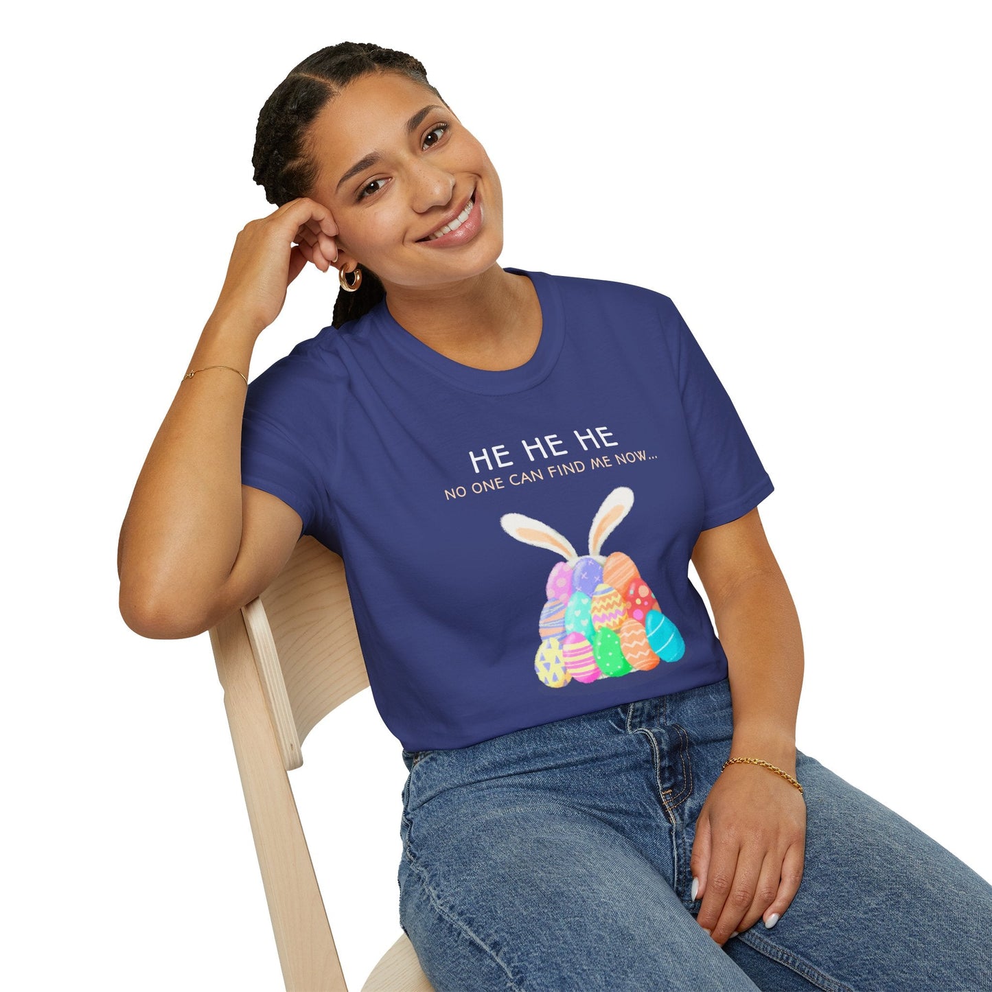 Easter Egg T Shirt Unisex Softstyle 100 Percent Ring Spun Cotton Easter Design Tee