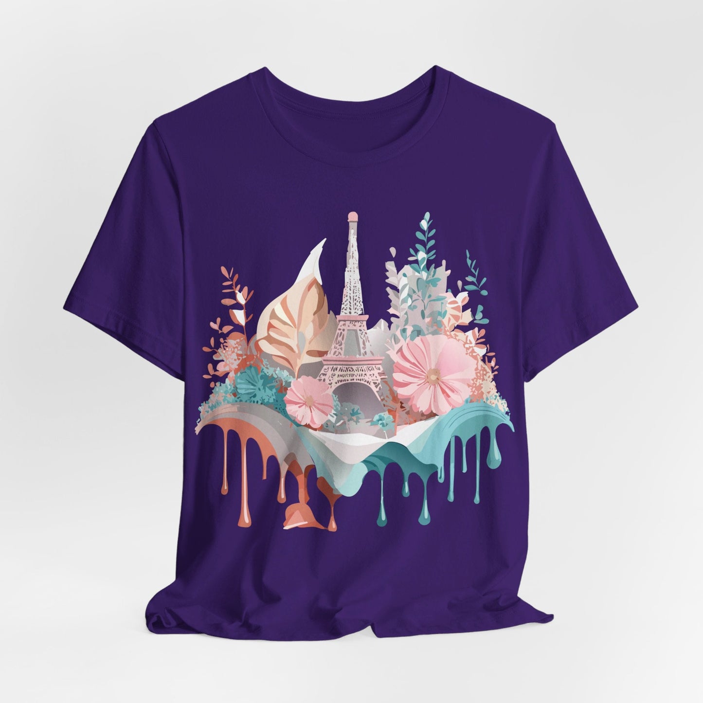 Unisex Paris Graphic T Shirt By Adelpha Vintage Inspired Art Tee Short Sleeve Casual Wear