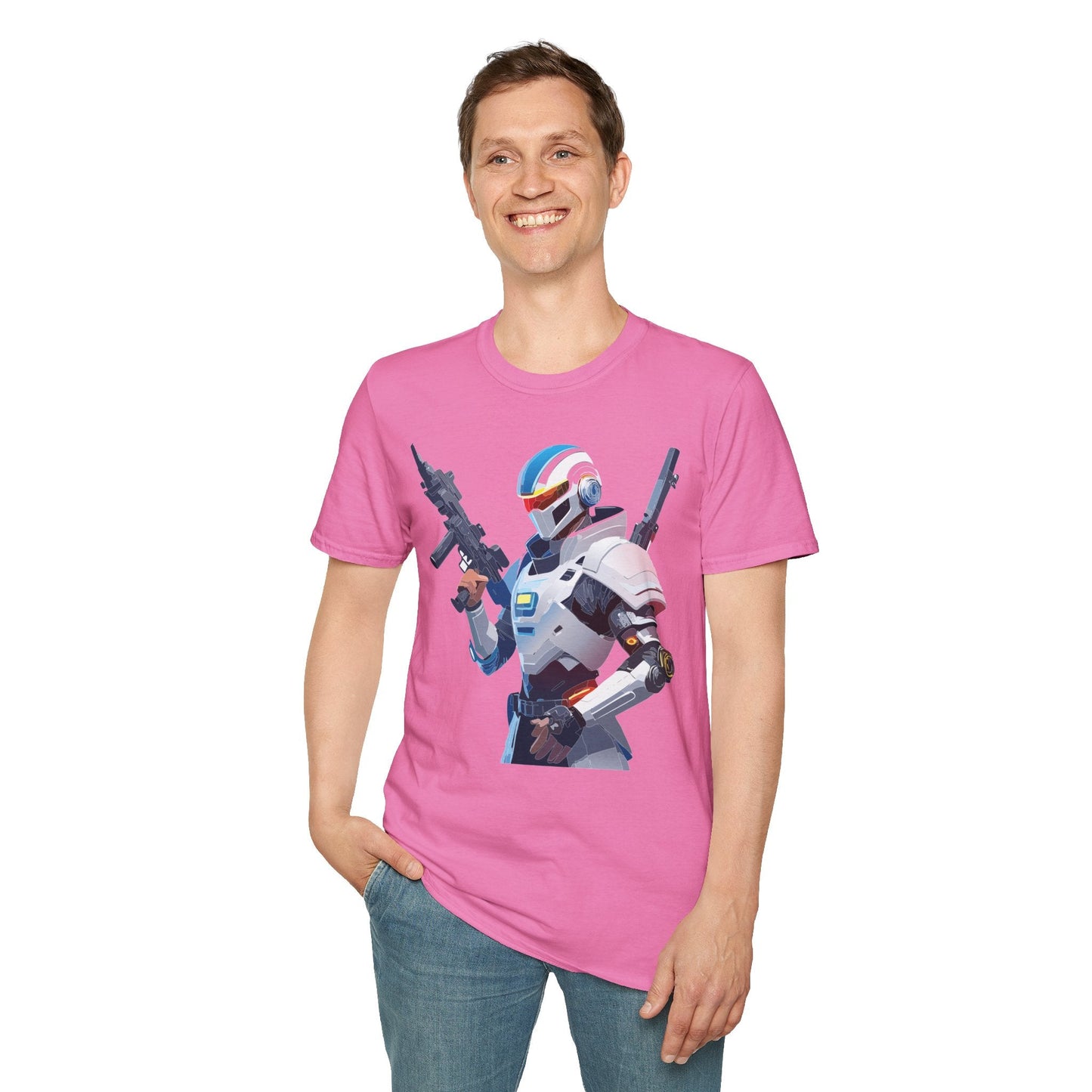 Robocop T Shirt Unisex Gildan Softstyle 64000 100 Percent Ring Spun Cotton Tee Premium
