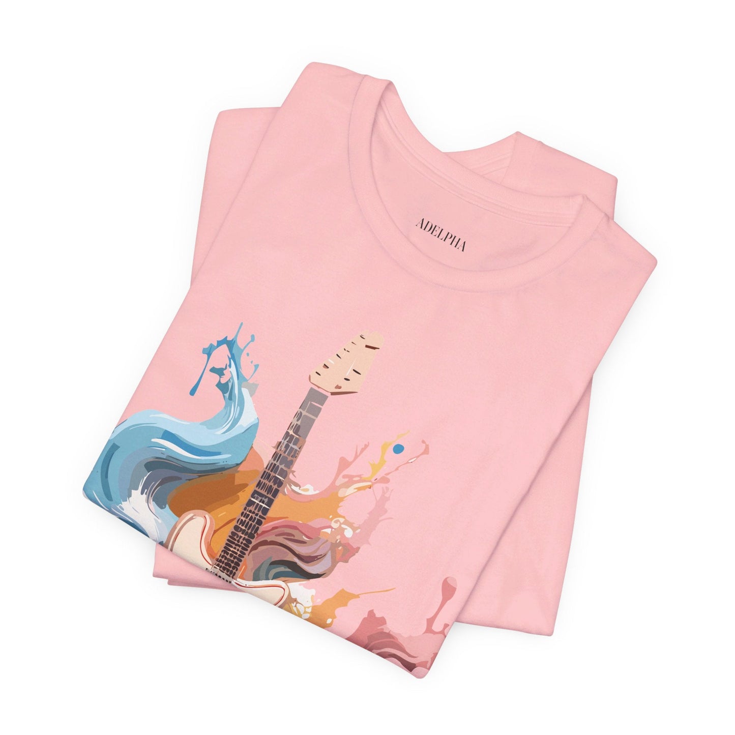 Music T Shirt Unisex Graphic Tee Featuring Original Adelpha Artwork Vintage Inspired Design