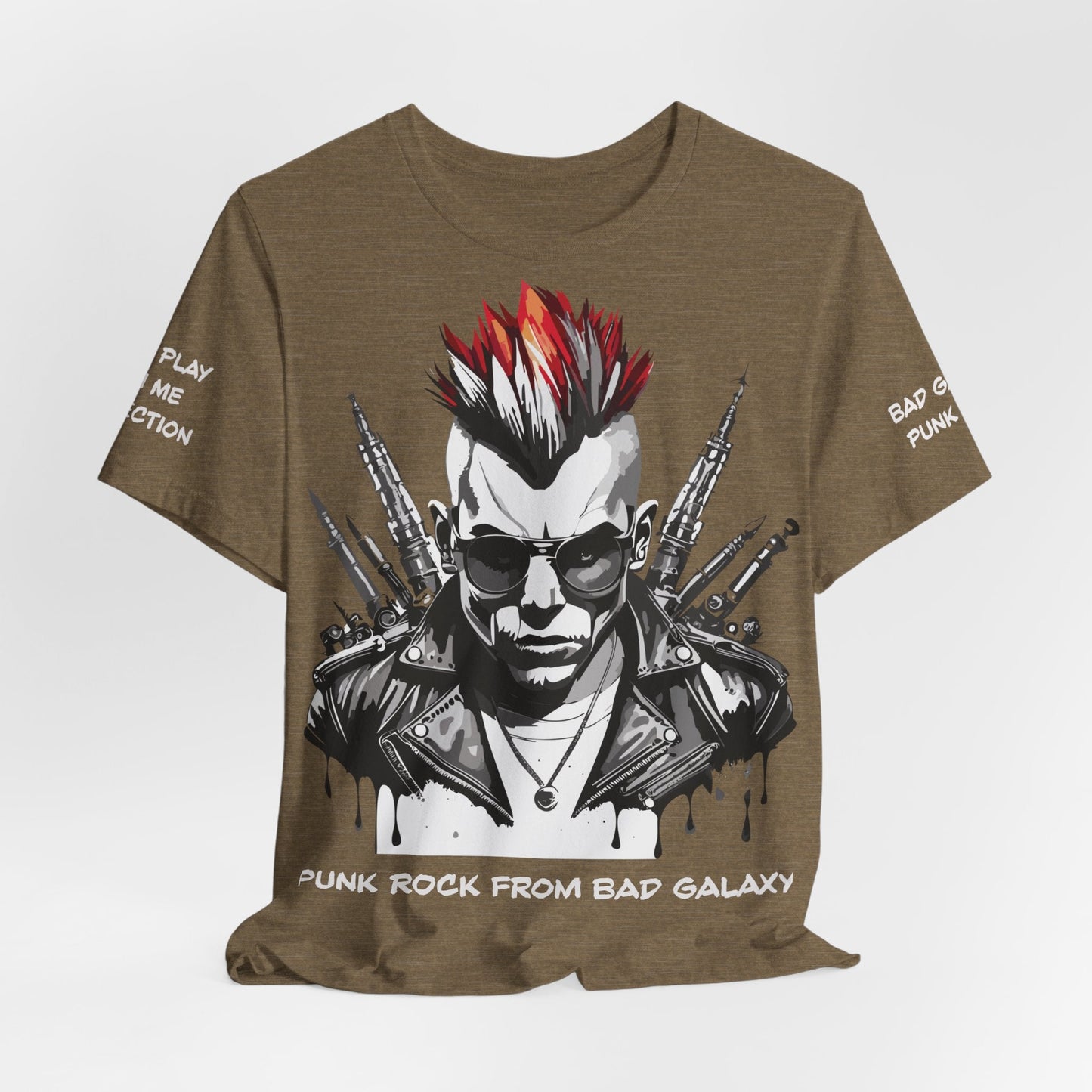 Punk Rock Tee Shirt Made In USA 100 Cotton Eco Friendly Inks Durable Stitching Quality