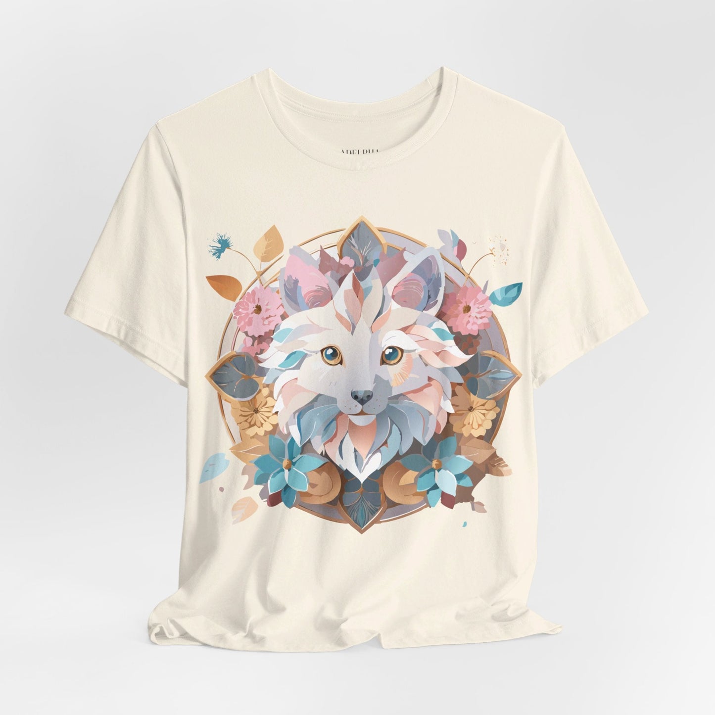 Medallion Graphic Unisex 100 Cotton Vintage Animal Medal Artwork Tee 90