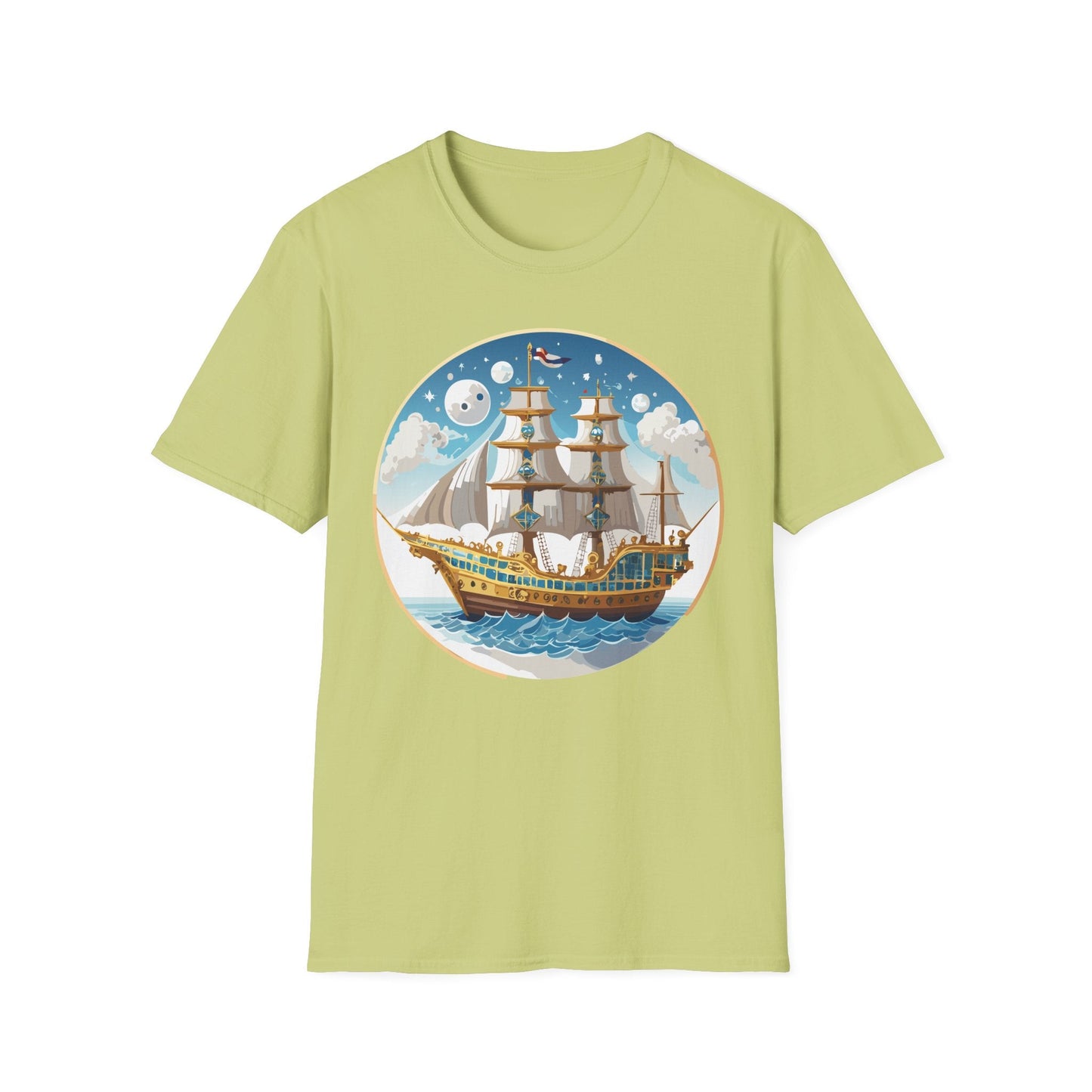 Ship T Shirts Frigate T Shirts Vessel Tee Shirt Unisex Softstyle 100 Percent Ring Spun Cotton Tee