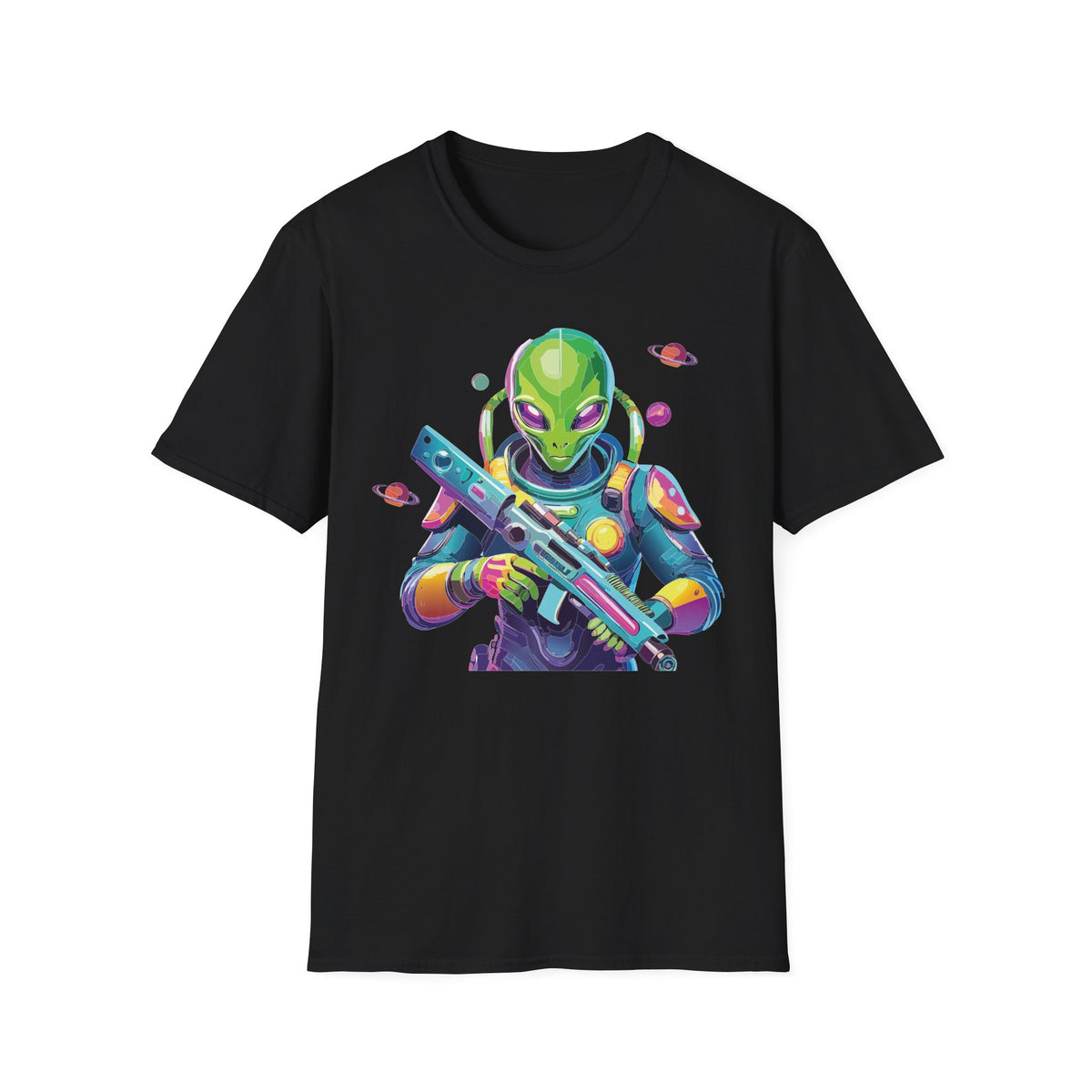 Alien Cosmos Graphic Tee Gildan Unisex 100 Cotton Tee Shirt a3