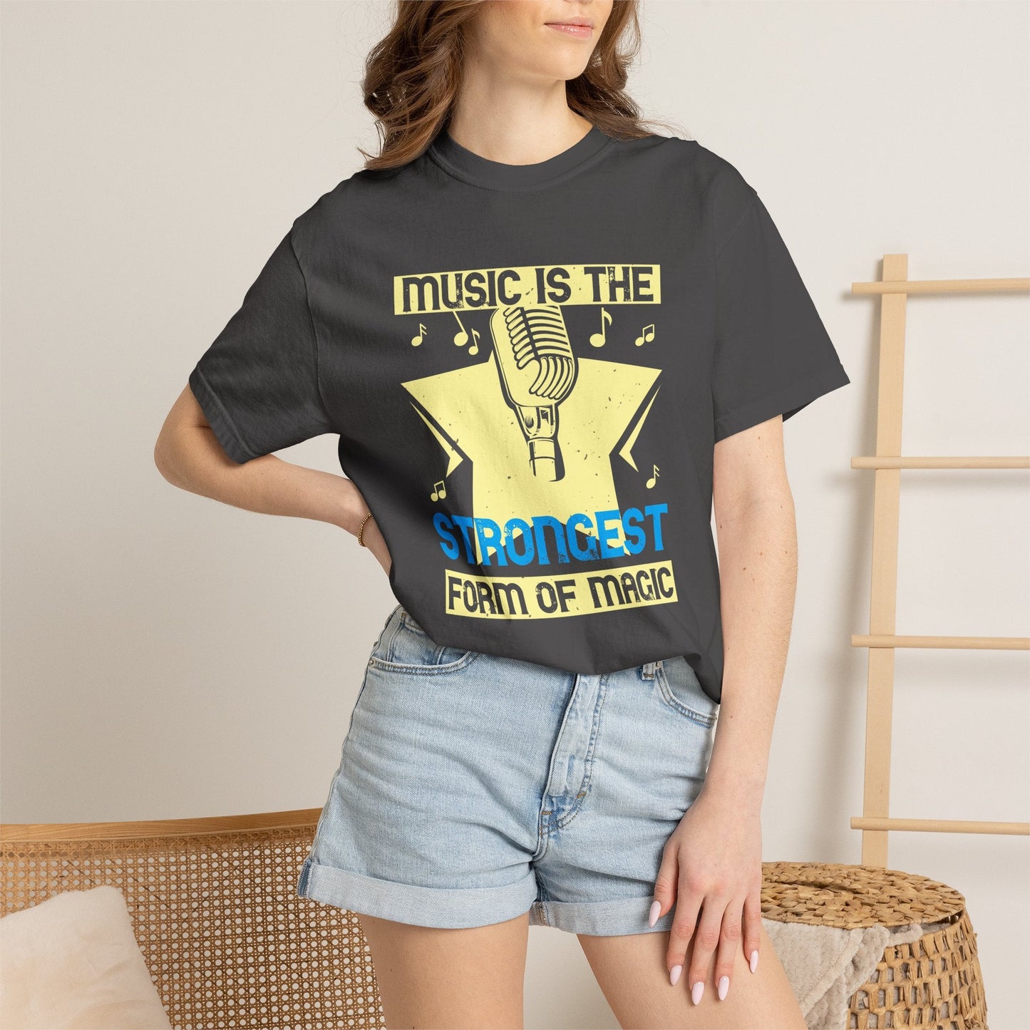 Music Graphic Design Unisex Cotton T-shirt m35