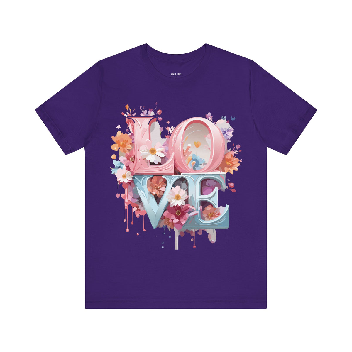 Valentine's Day  Graphic Unisex Cotton Bella+Canvas Tee with Art Design n205
