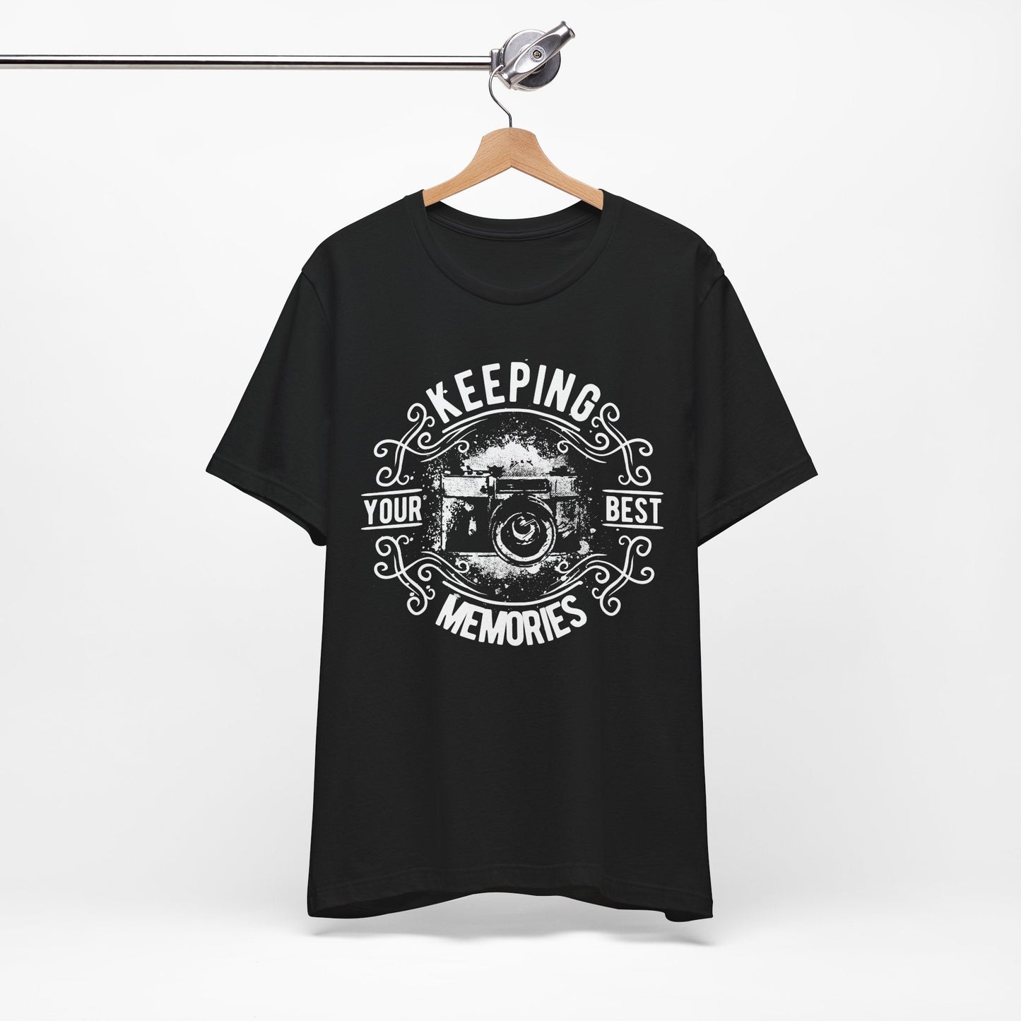 Keeping Your Best Memories T-Shirt Vintage Camera Graphic T-Shirt A-5