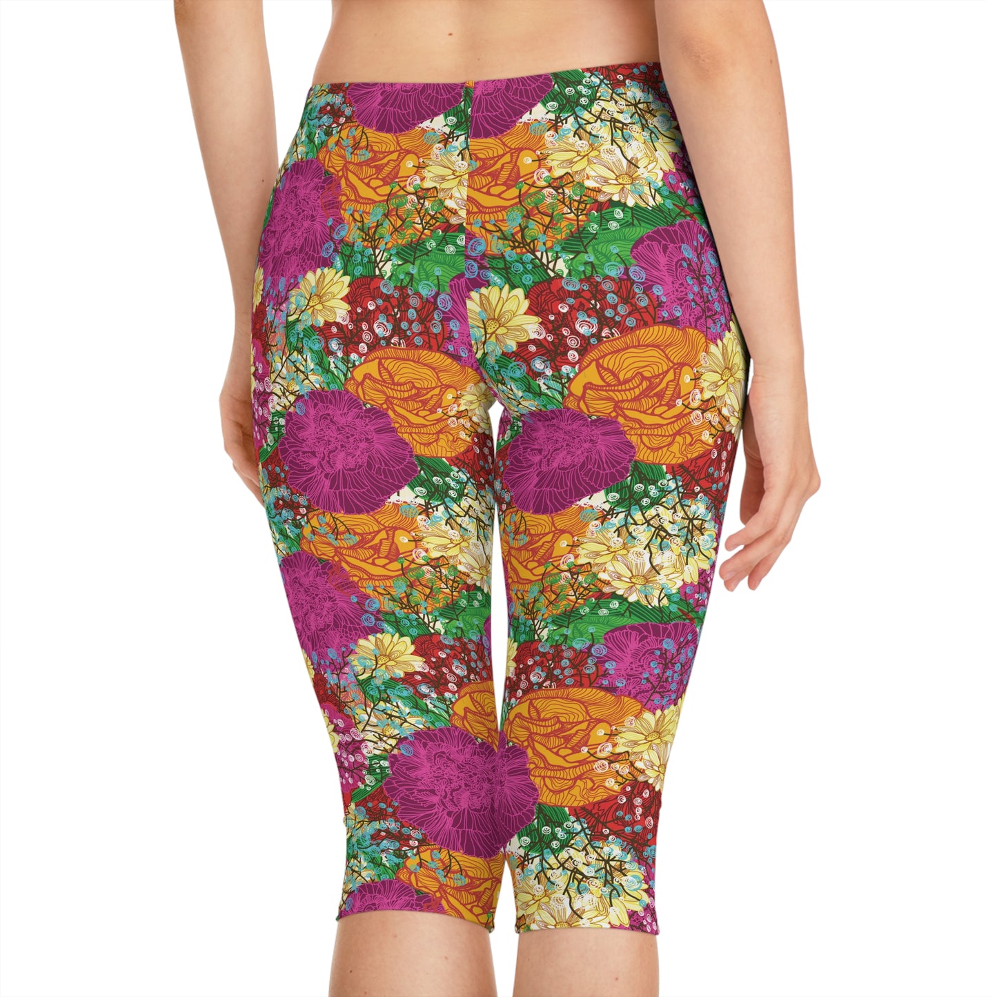 Capri leggings with Floral print