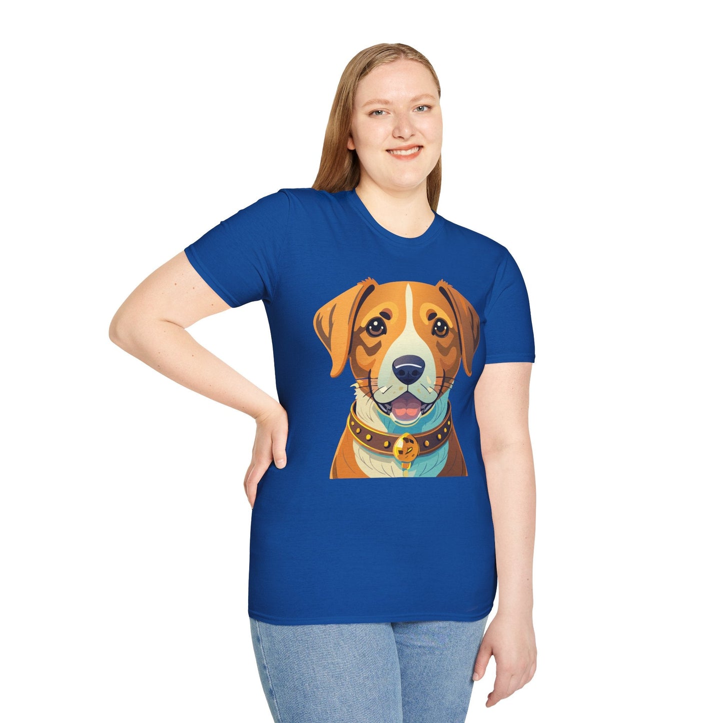 Dog Shirt Unisex Animal Tee Gildan Softstyle 64000 Cotton Tee