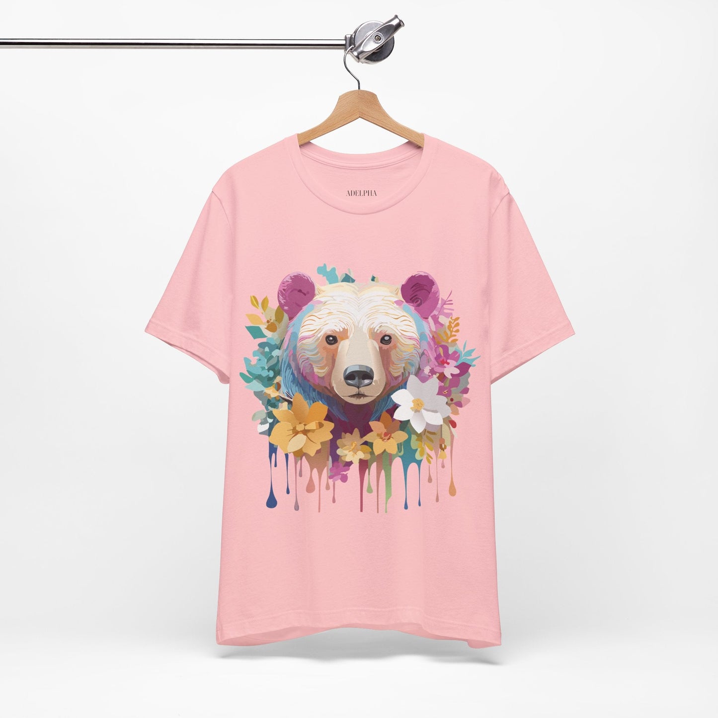 Adelpha Bear Graphic Tee Unisex Short Sleeve Shirt Art Design