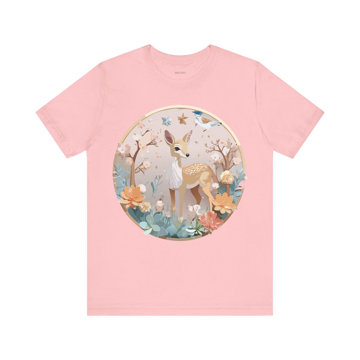 Medallion Graphic Unisex 100 Cotton Vintage Animal Medal Artwork Tee 9