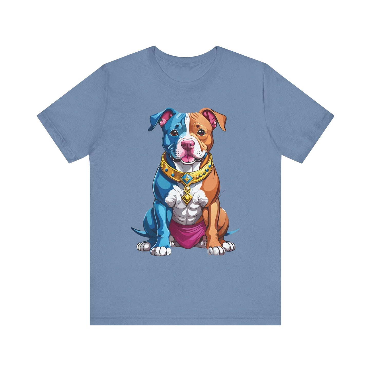 Unisex Animal Shirt Art Design Tee With Wild Animals Print Short Sleeve Jersey Tee
