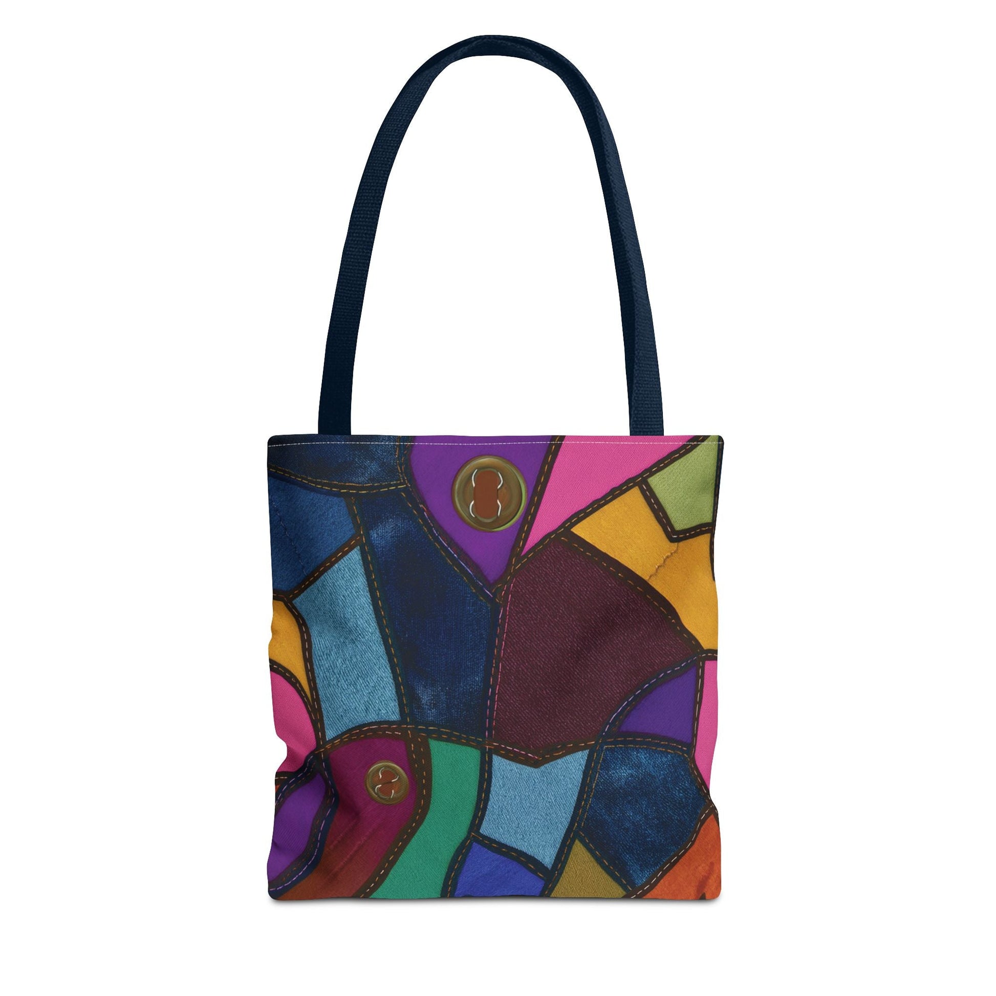 Denim Canvas Bag, Tote Bag Denim Printify