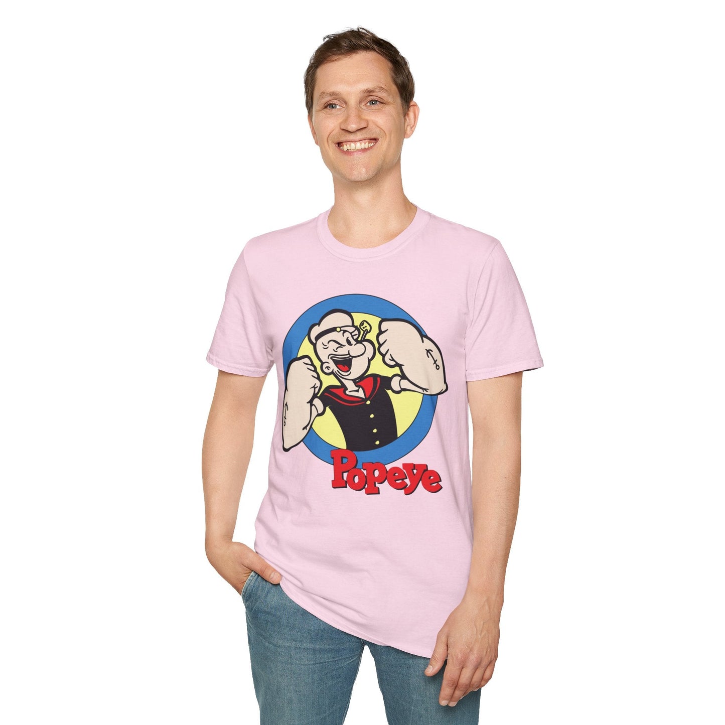 Unisex Cartoon T Shirt With Art Design Funny Animation Tee Gildan Softstyle 64000