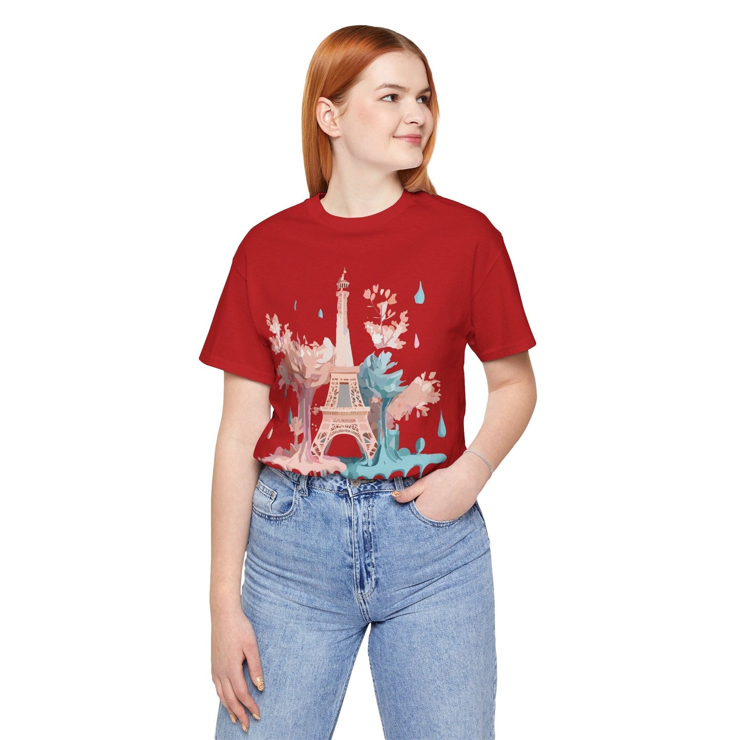 Unisex Paris Graphic Tee By Adelpha Vintage Inspired Tourist Shirt Short Sleeve Collection