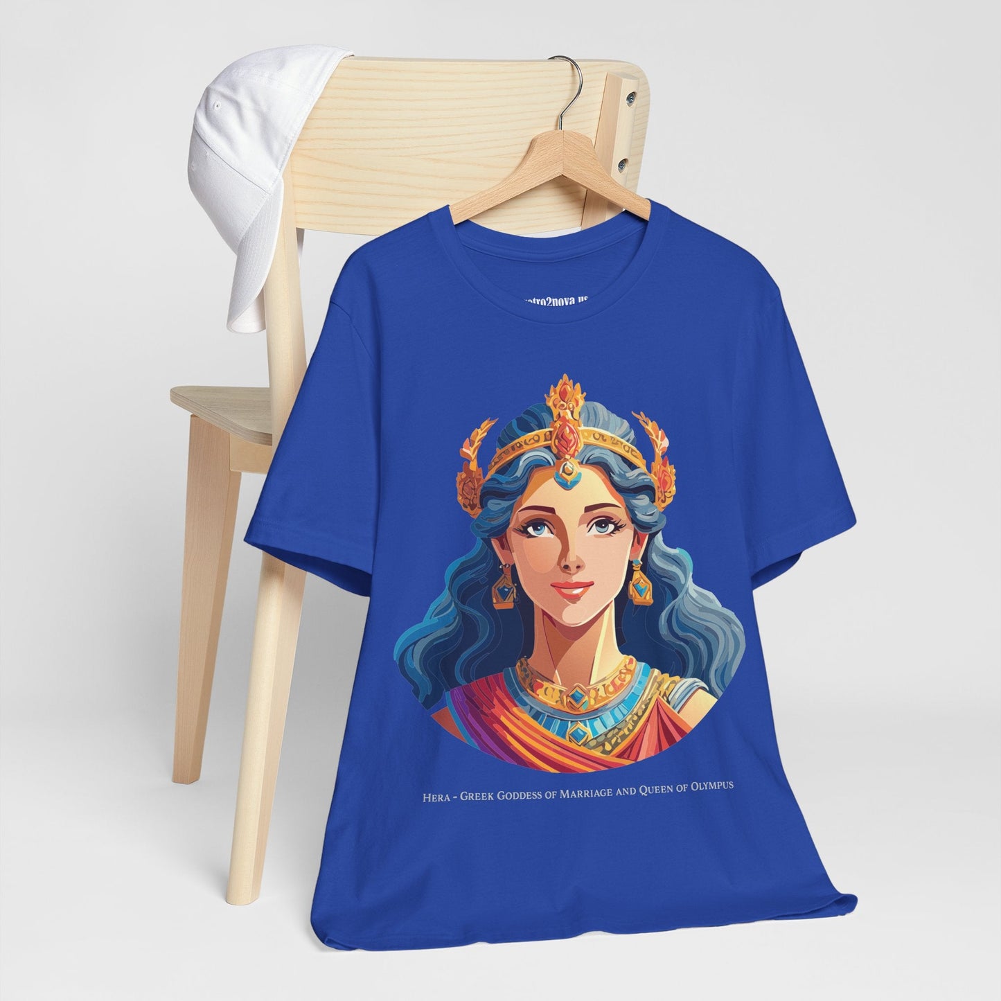 Hera Goddess Shirt Unisex Graphic Cotton Tee Featuring Original Retro2Nova Artwork