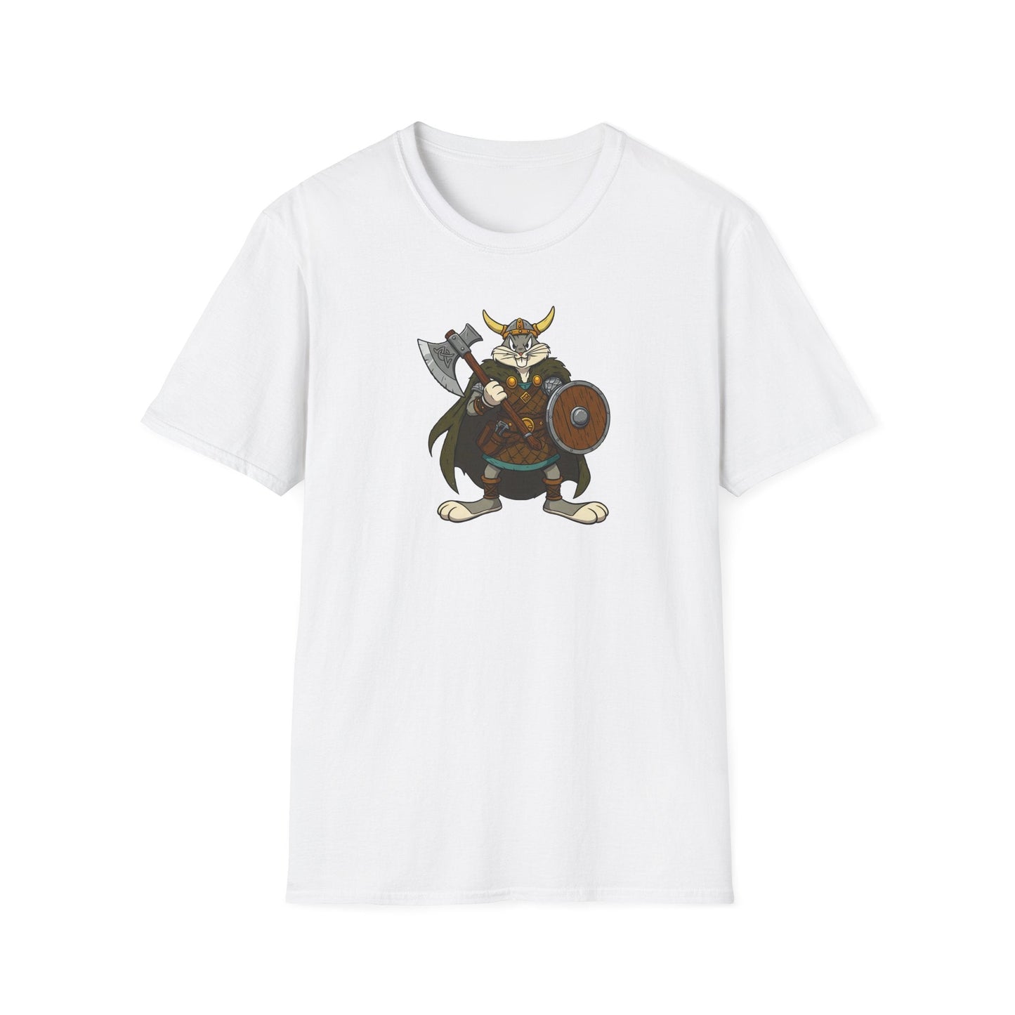 Bugs Bunny T Shirt Cartoon Design Unisex Graphic Tee Gildan Softstyle 64000 Animation Artwork