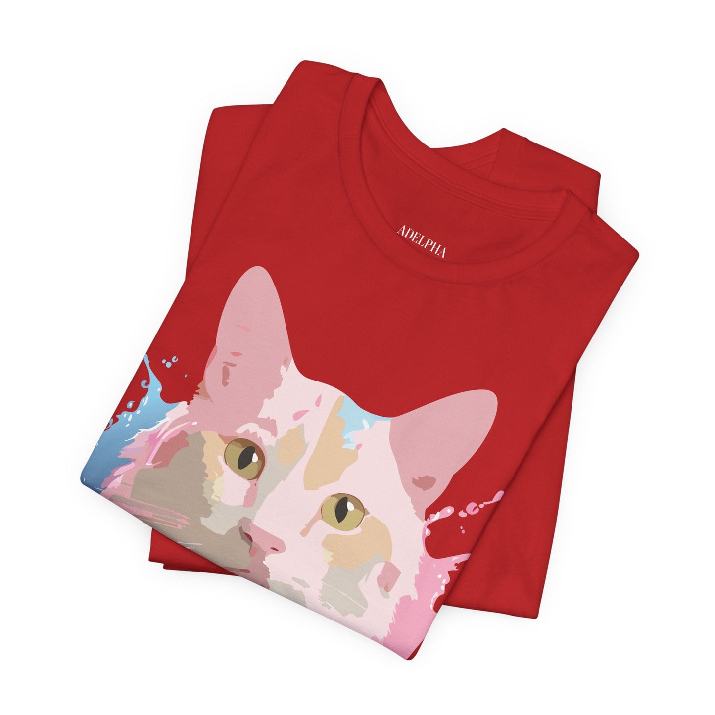 Cat Graphic Tee Unisex Shirt With Vintage Artwork From Adelpha