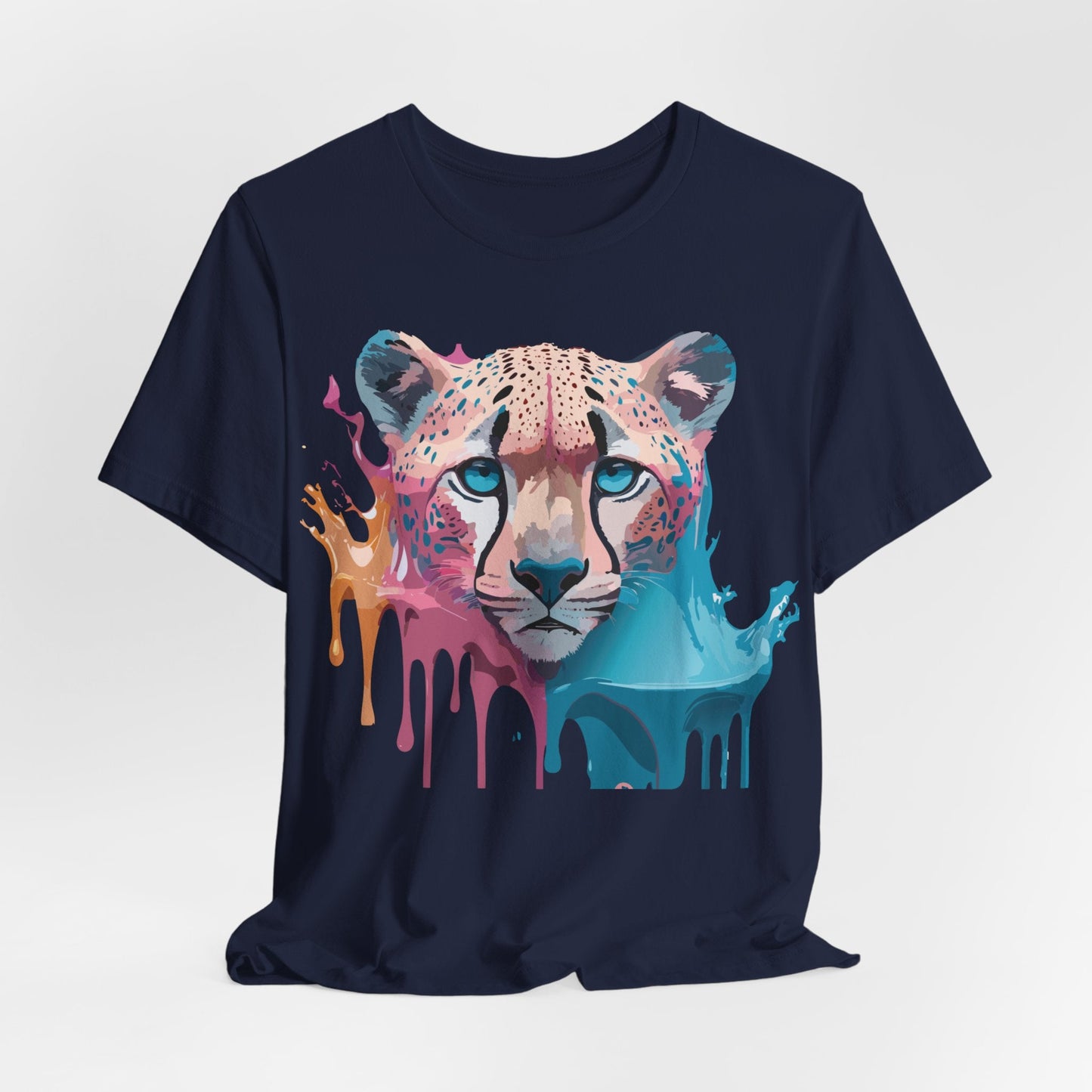 Cheetah Graphic Unisex 100 Cotton Artwork Tee 12