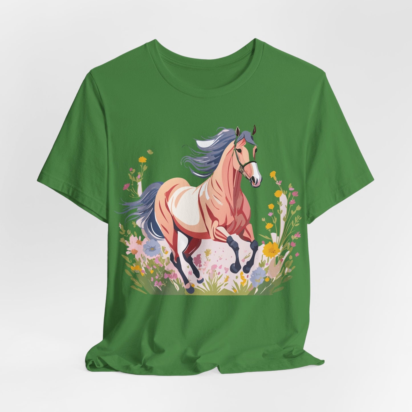 Horse Graphic Unisex 100 Cotton Vintage Animal Art T-Shirt 8