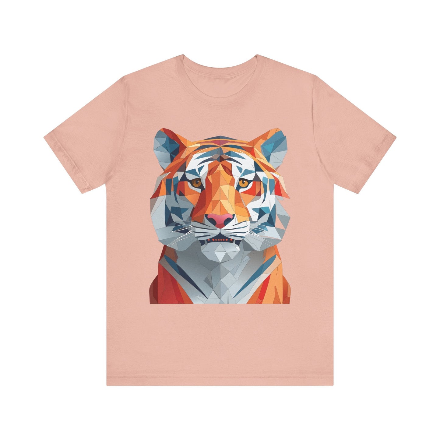 Unisex Animal Shirt With Art Design And Wildlife Theme Short Sleeve Tee For Everyday Wear