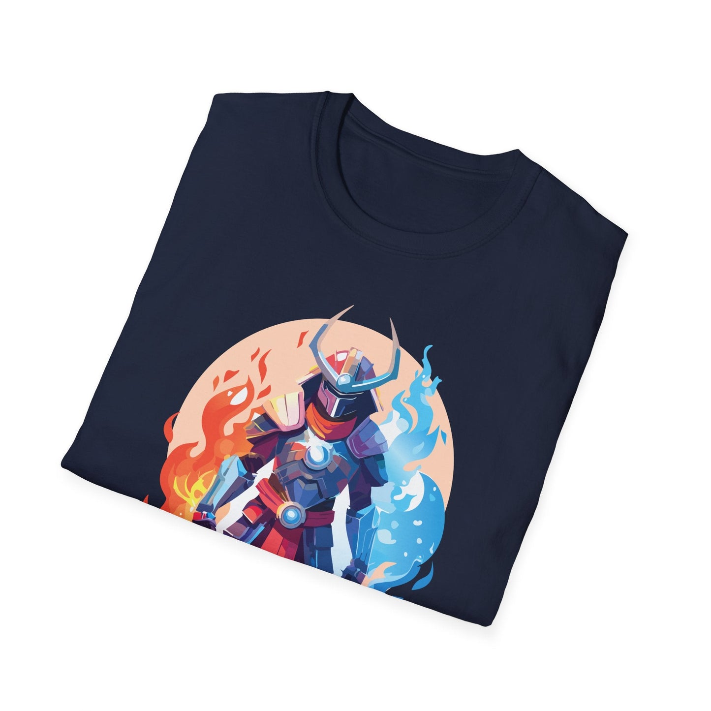 Samurai Shirt Unisex Gildan Softstyle 64000 Tee 100 Percent Ring Spun Cotton Comfortable
