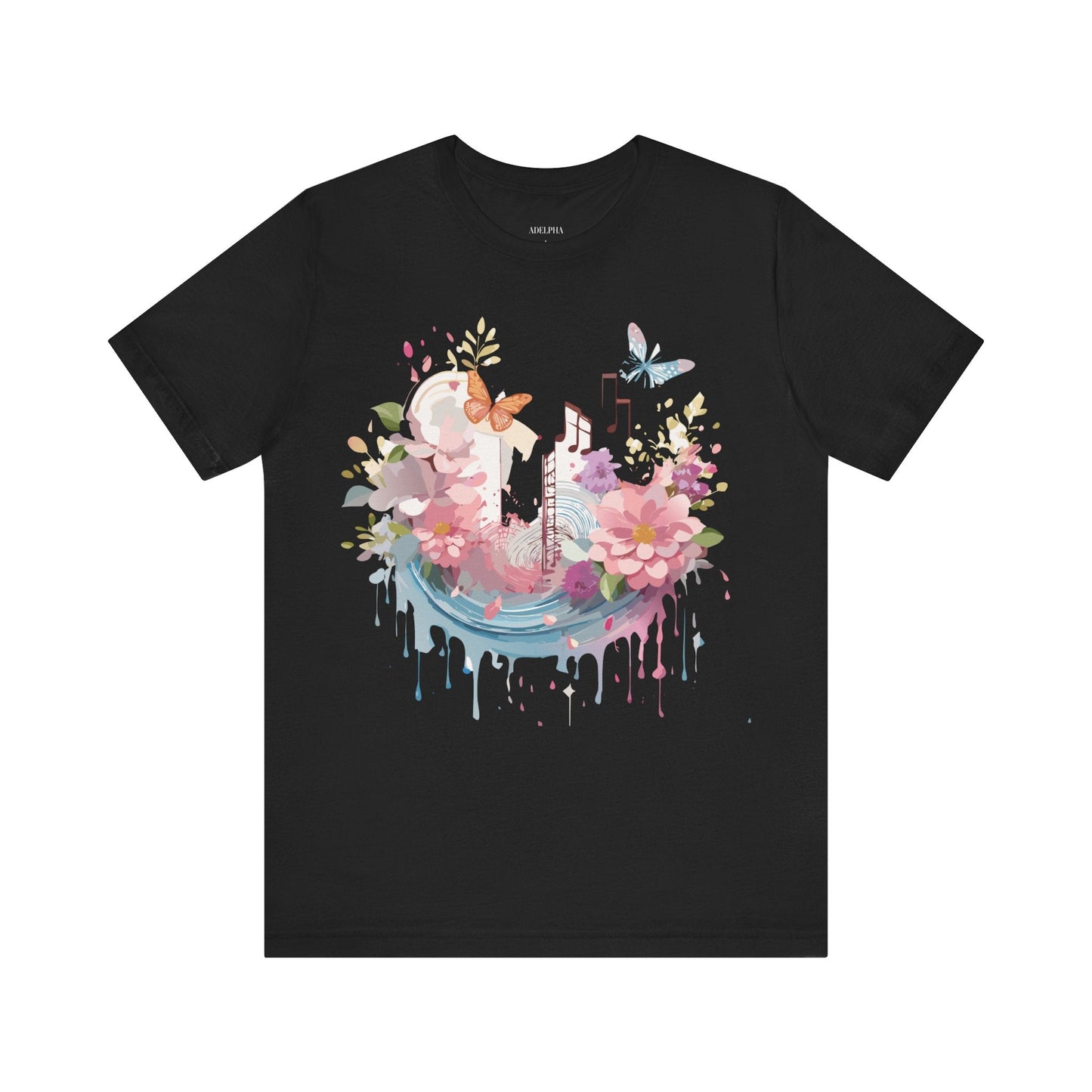 Adelpha Vintage Inspired Graphic T Shirt Unisex Short Sleeve Art Tee Premium Quality