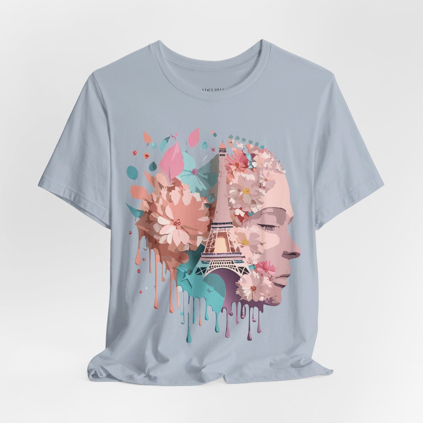 Paris Tourist Shirt Unisex Graphic Tee Featuring Adelpha Vintage Art Design Premium Comfort